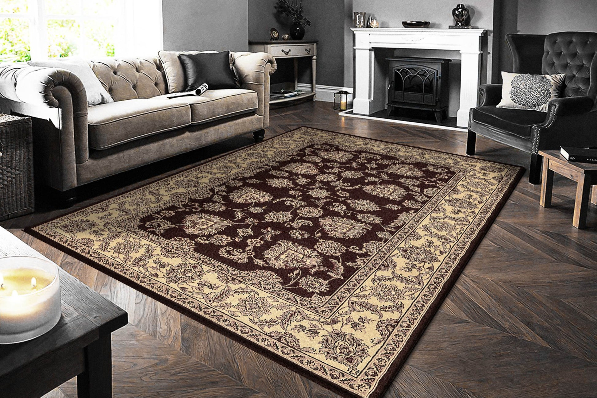 Dynamic Rugs Legacy 58020 Brown Traditional Machine - Made Rug - Rugs - Dynamic Rugs - Atlanta Designer Rugs