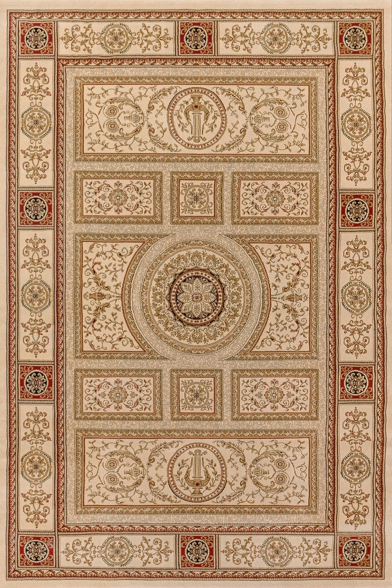 Dynamic Rugs Legacy 58021 Ivory Traditional Machine - Made Rug - Rugs - Dynamic Rugs - Atlanta Designer Rugs