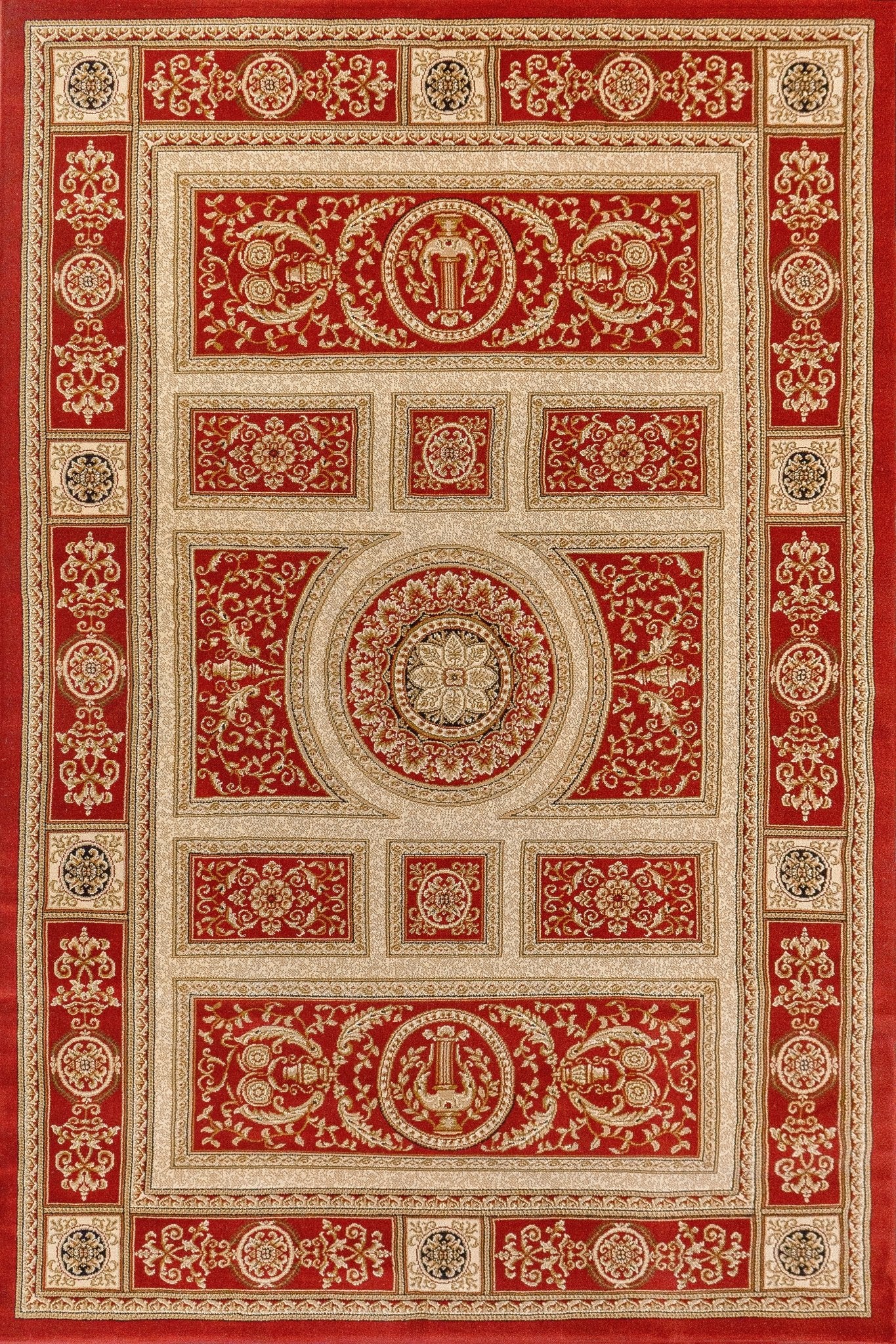 Dynamic Rugs Legacy 58021 Red Traditional Machine - Made Rug - Rugs - Dynamic Rugs - Atlanta Designer Rugs