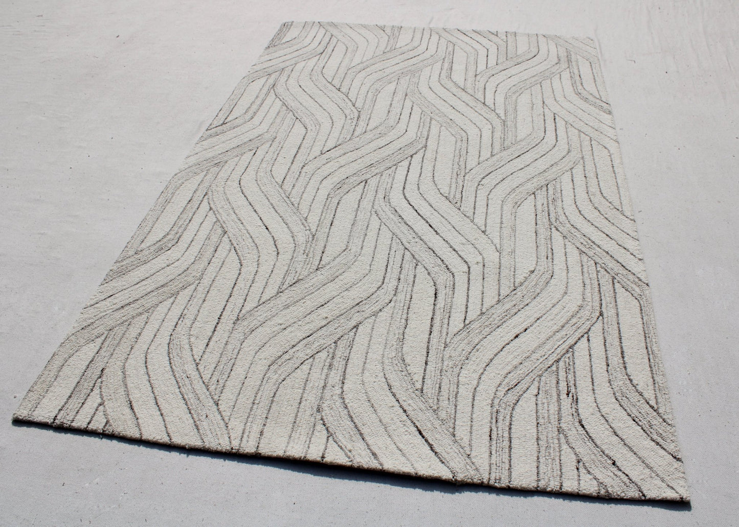 Dynamic Rugs Legend 7489 Ivory Natural Modern Handmade Rug - Rugs - Dynamic Rugs - Atlanta Designer Rugs