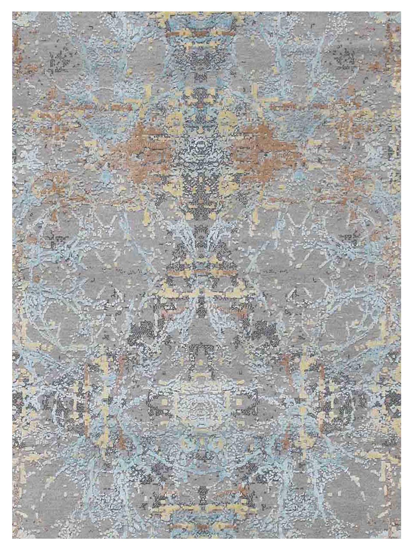 Limited MELBOURNE ME-255 Gentle Rain  Transitional Knotted Rug