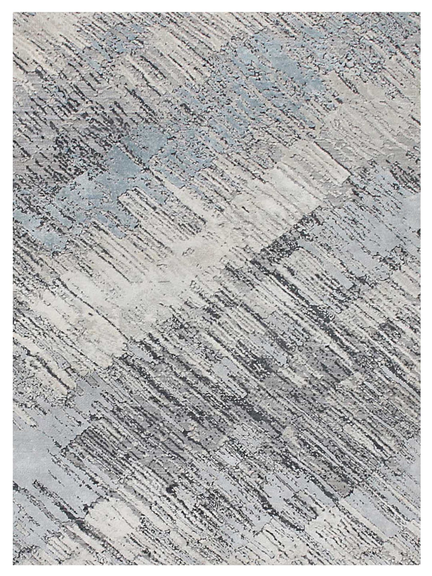 Limited MELBOURNE ME-258 Gentle Rain  Transitional Knotted Rug