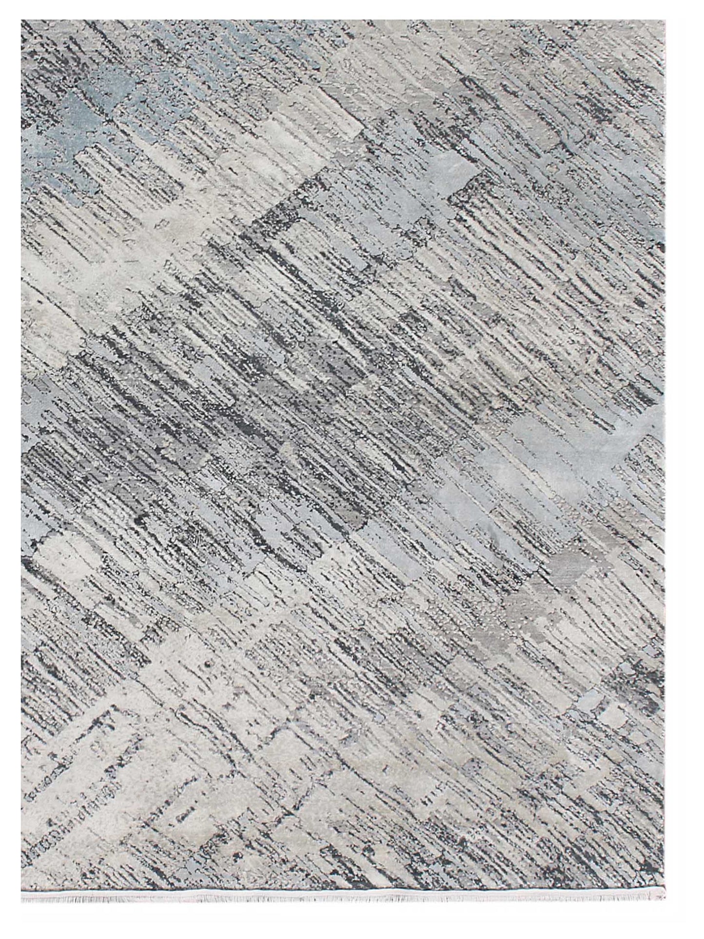 Limited MELBOURNE ME-258 Gentle Rain  Transitional Knotted Rug