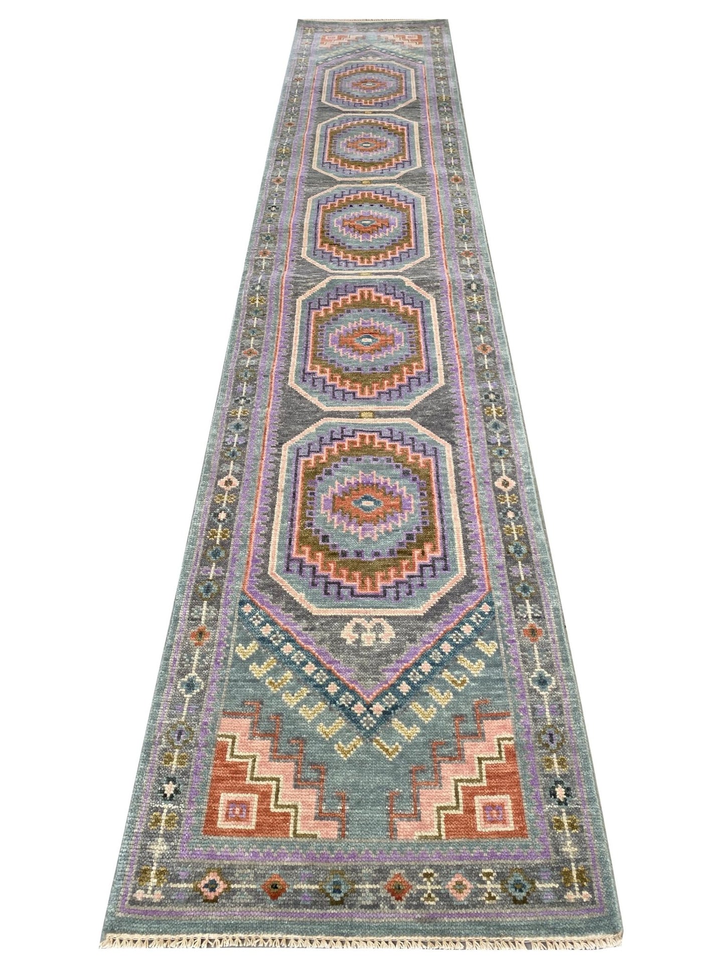 Artisan Blossom - 2 Grey Traditional Knotted Rug - Rugs - Artisan - Atlanta Designer Rugs