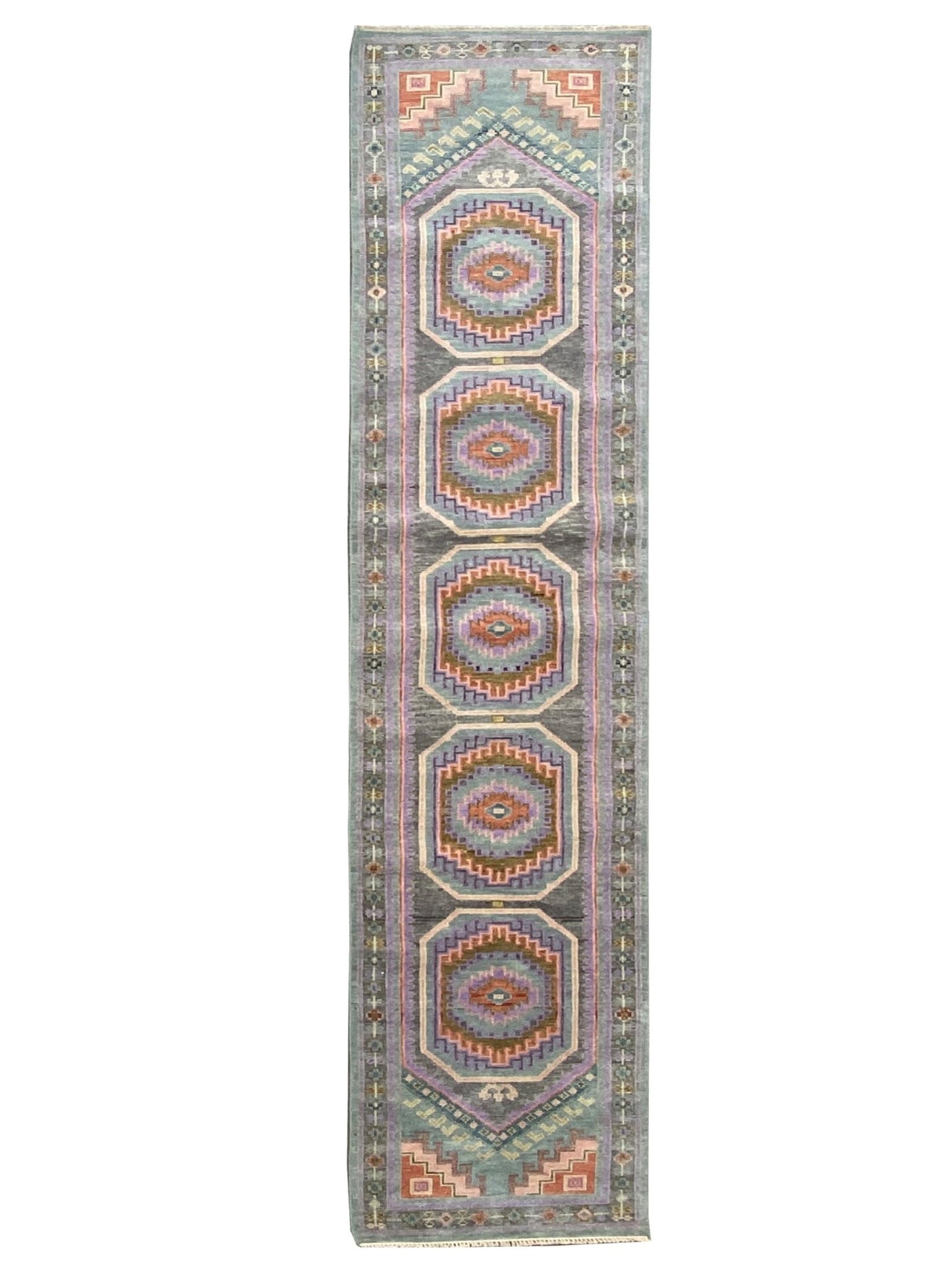 Artisan Blossom - 2 Grey Traditional Knotted Rug - Rugs - Artisan - Atlanta Designer Rugs