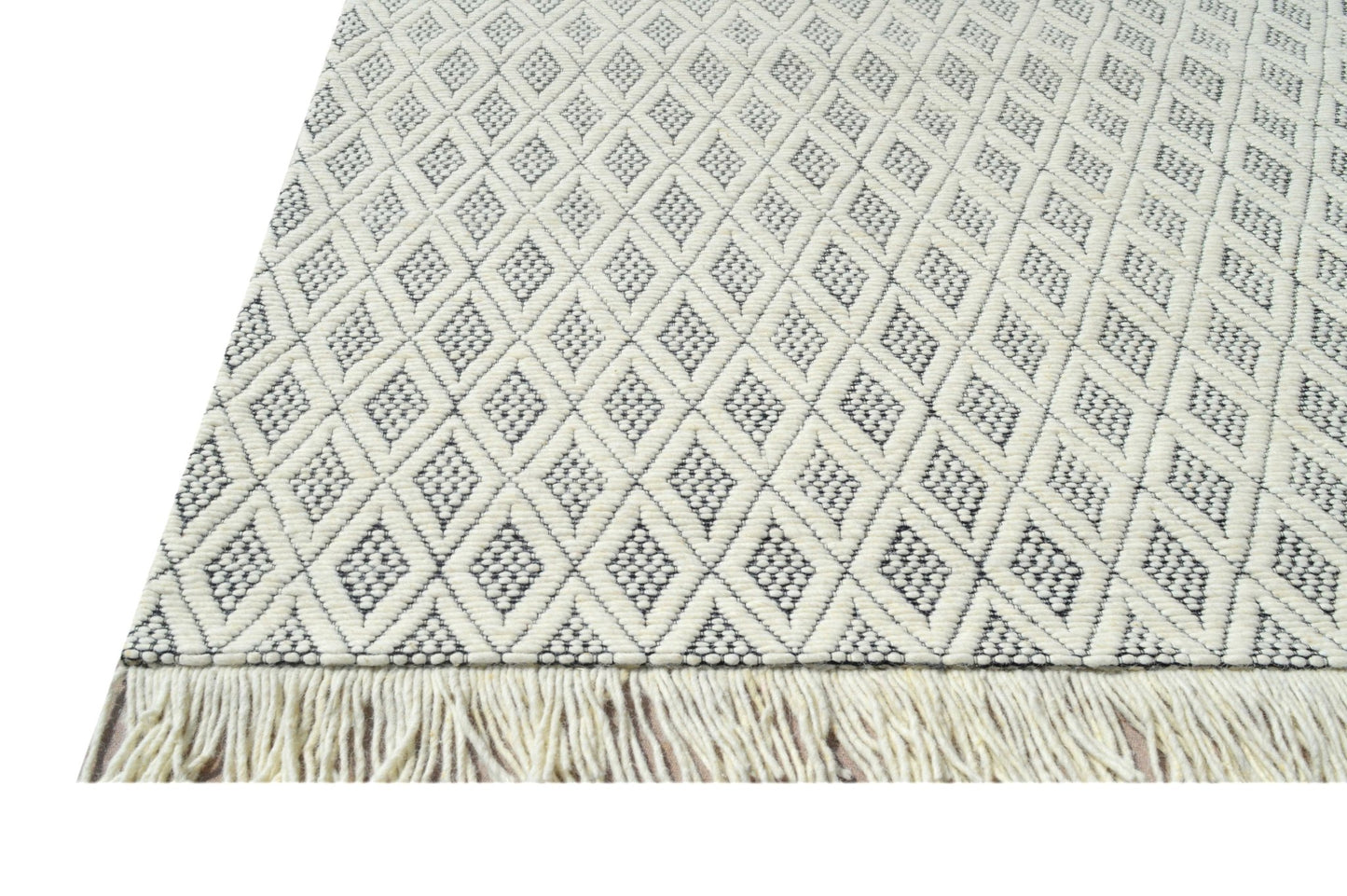 Dynamic Rugs Lola 2120 Ivory Charcoal Modern Handmade Rug - Rugs - Dynamic Rugs - Atlanta Designer Rugs