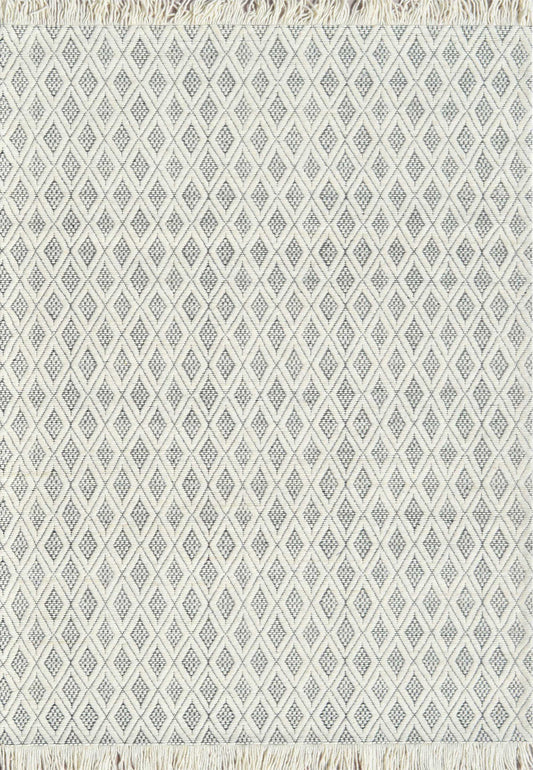 Dynamic Rugs Lola 2120 Ivory Charcoal  Modern Handmade Rug