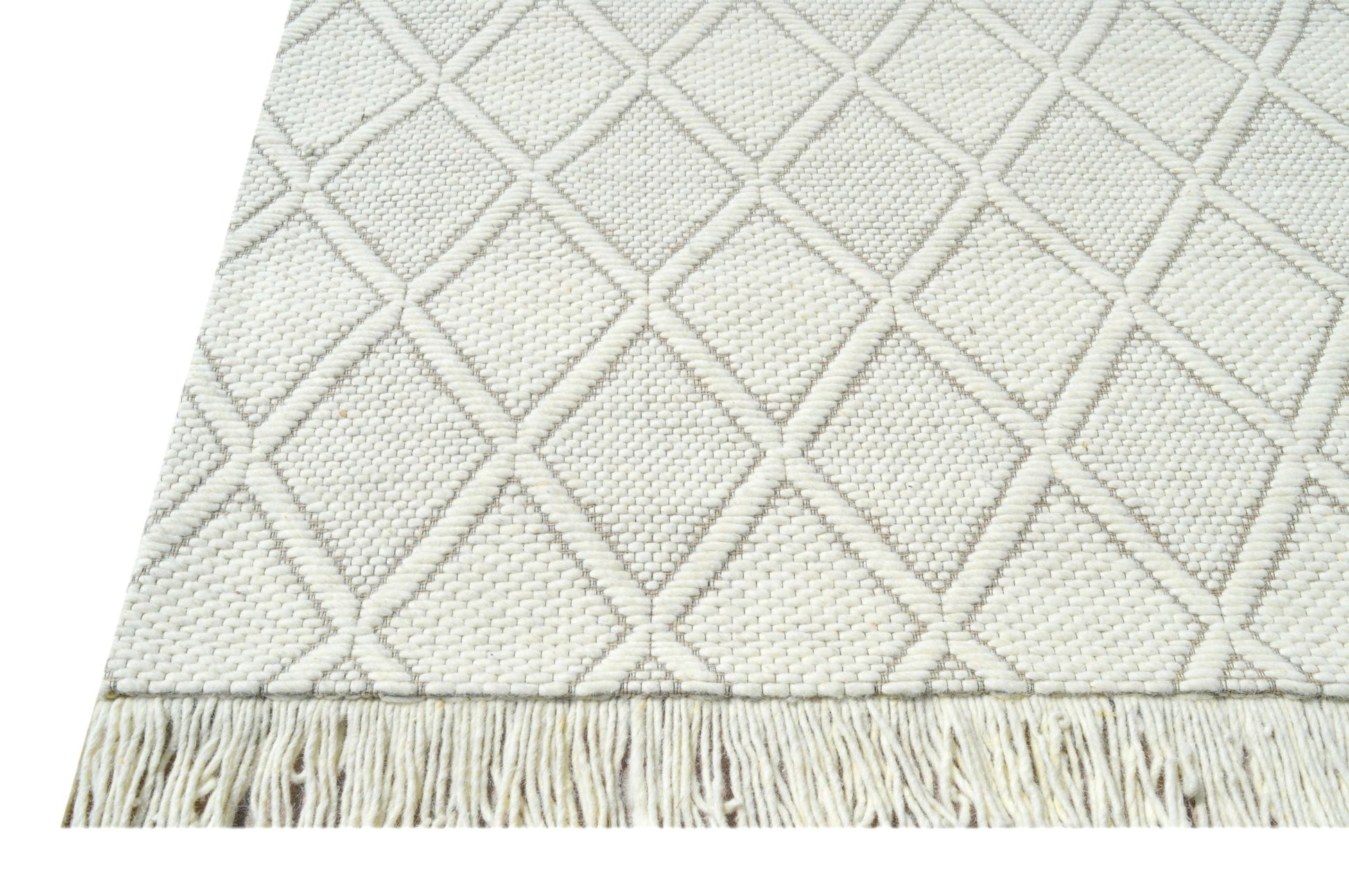 Dynamic Rugs Lola 2122 Ivory Brown Modern Handmade Rug - Rugs - Dynamic Rugs - Atlanta Designer Rugs