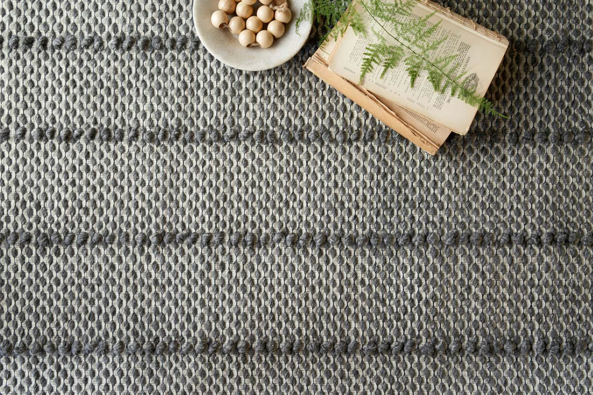 Magnolia Home Elliston II-01 MH Charcoal  Transitional Hand Woven Rug