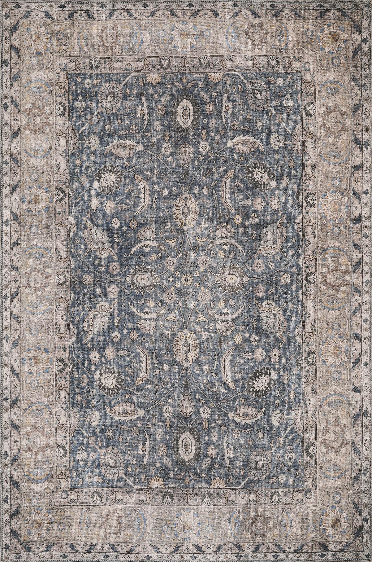 KAS London 4802 Blue Transitional Machinemade Rug