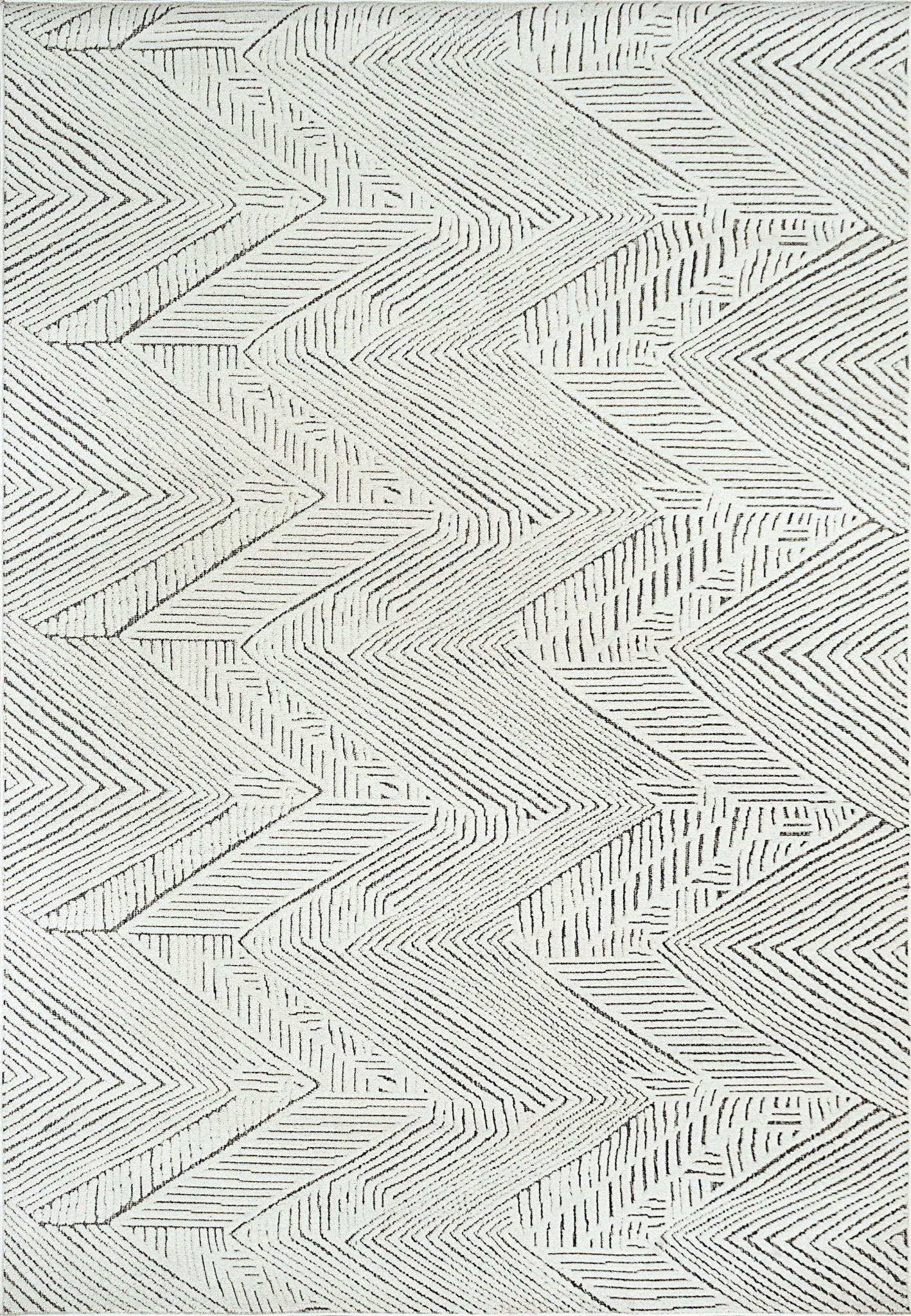 Dynamic Rugs Lotus 8142 Ivory Grey Contemporary Machine - Made Rug - Rugs - Dynamic Rugs - Atlanta Designer Rugs