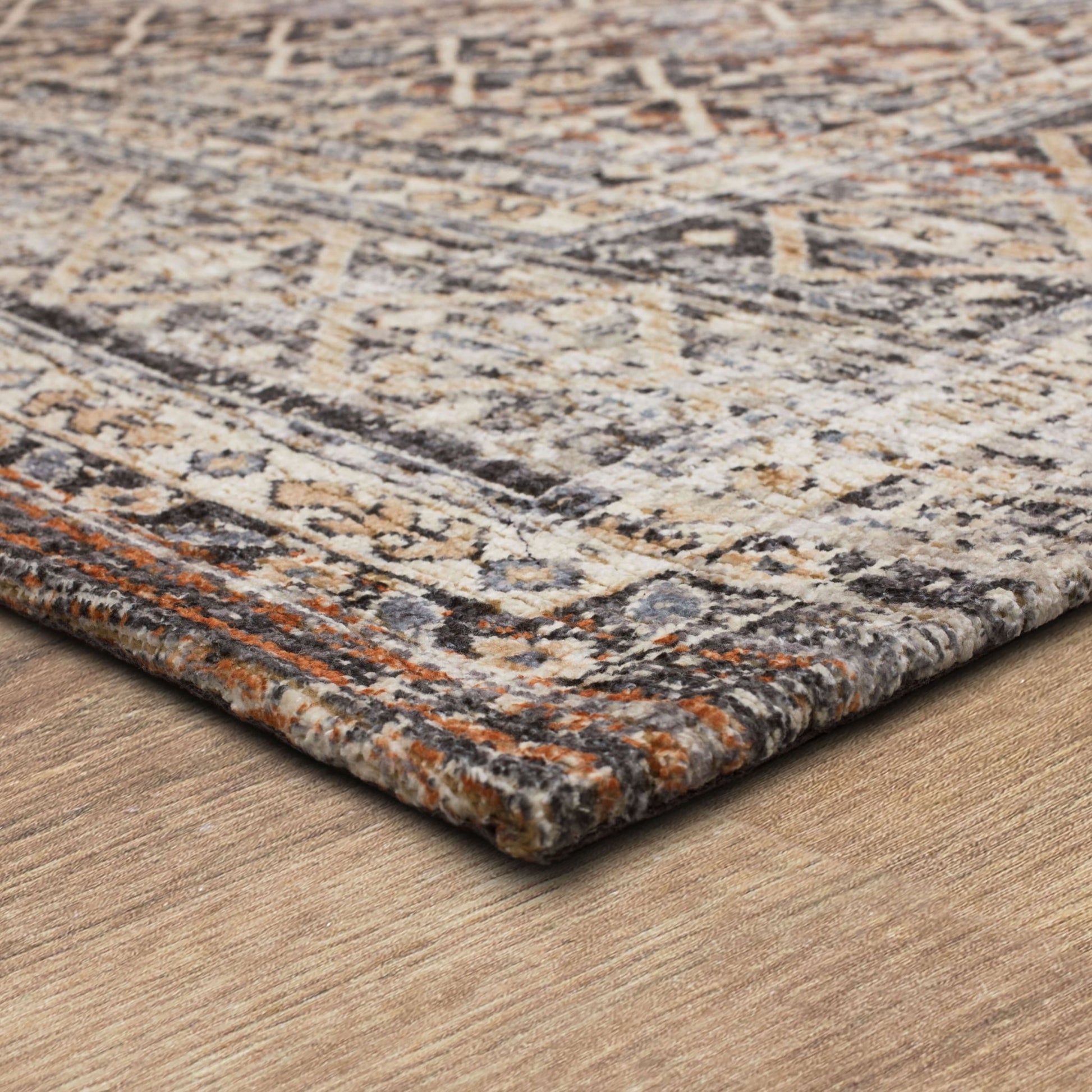 Karastan Zula R1202 Slate Machinemade Rug - Rugs - Karastan - Atlanta Designer Rugs