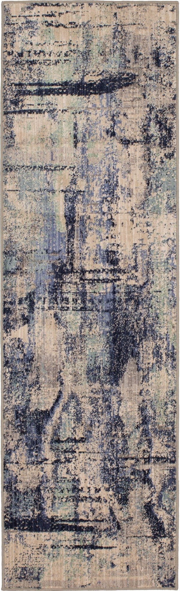 Karastan Axiom 92110 Indigo Modern/Contemporary Machinemade Rug - Rugs - Karastan - Atlanta Designer Rugs