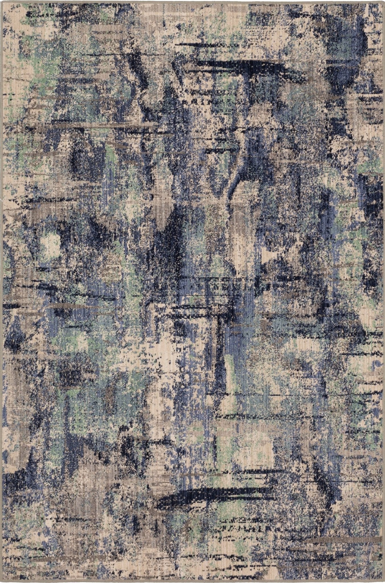 Karastan Axiom 92110 Indigo Modern/Contemporary Machinemade Rug - Rugs - Karastan - Atlanta Designer Rugs