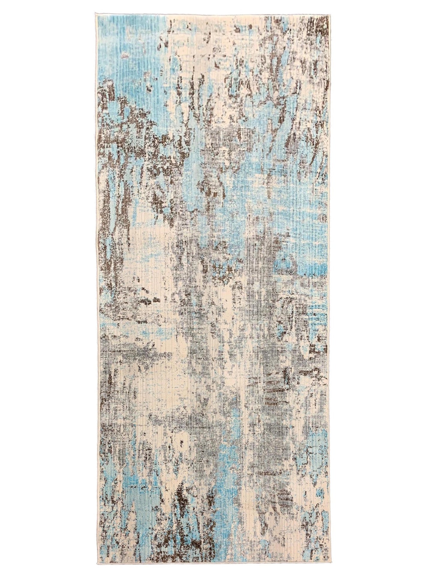 Artisan Marcia Grey Aqua Modern Machinemade Rug - Rugs - Artisan - Atlanta Designer Rugs