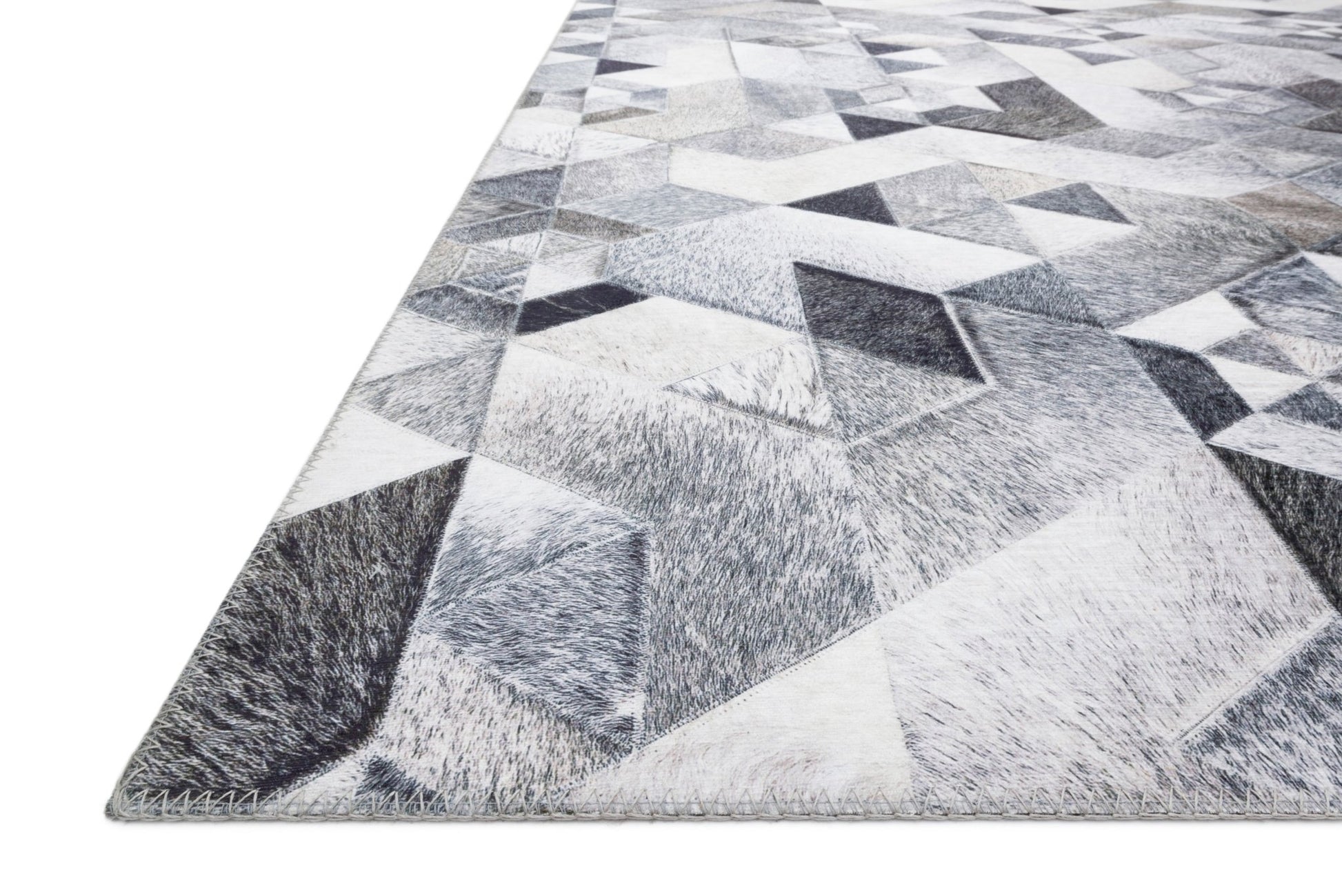 Loloi II Maddox MAD - 03 Grey Ivory Contemporary Power Loomed Rug - Rugs - Loloi II - Atlanta Designer Rugs