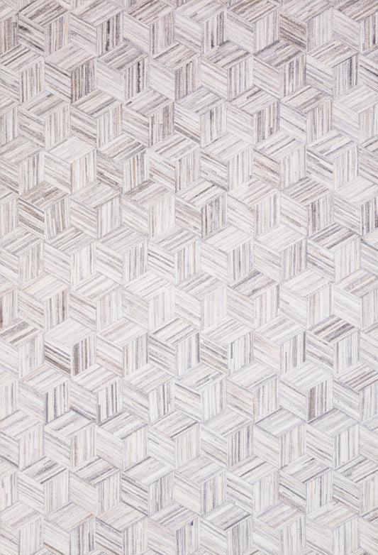 Loloi II Maddox MAD - 07 Lt Grey Ivory Contemporary Power Loomed Rug - Rugs - Loloi II - Atlanta Designer Rugs