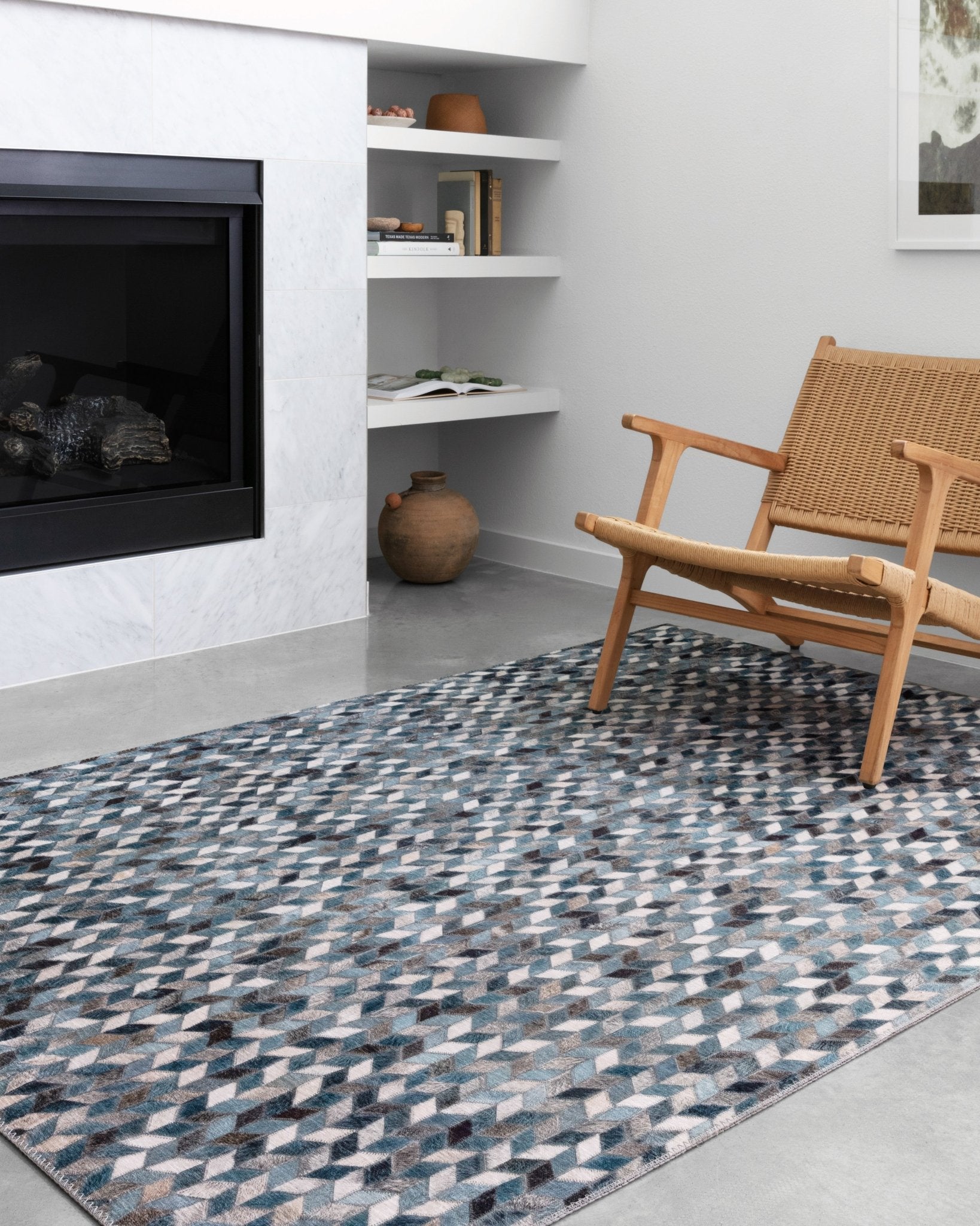 Loloi II Maddox MAD - 08 Ocean Grey Contemporary Power Loomed Rug - Rugs - Loloi II - Atlanta Designer Rugs