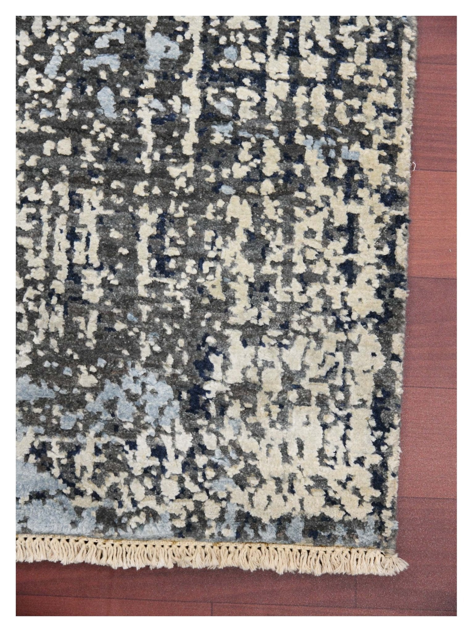 Limited MELBOURNE ME - 252 DARK GRAY Transitional Knotted Rug - Rugs - Limited - Atlanta Designer Rugs