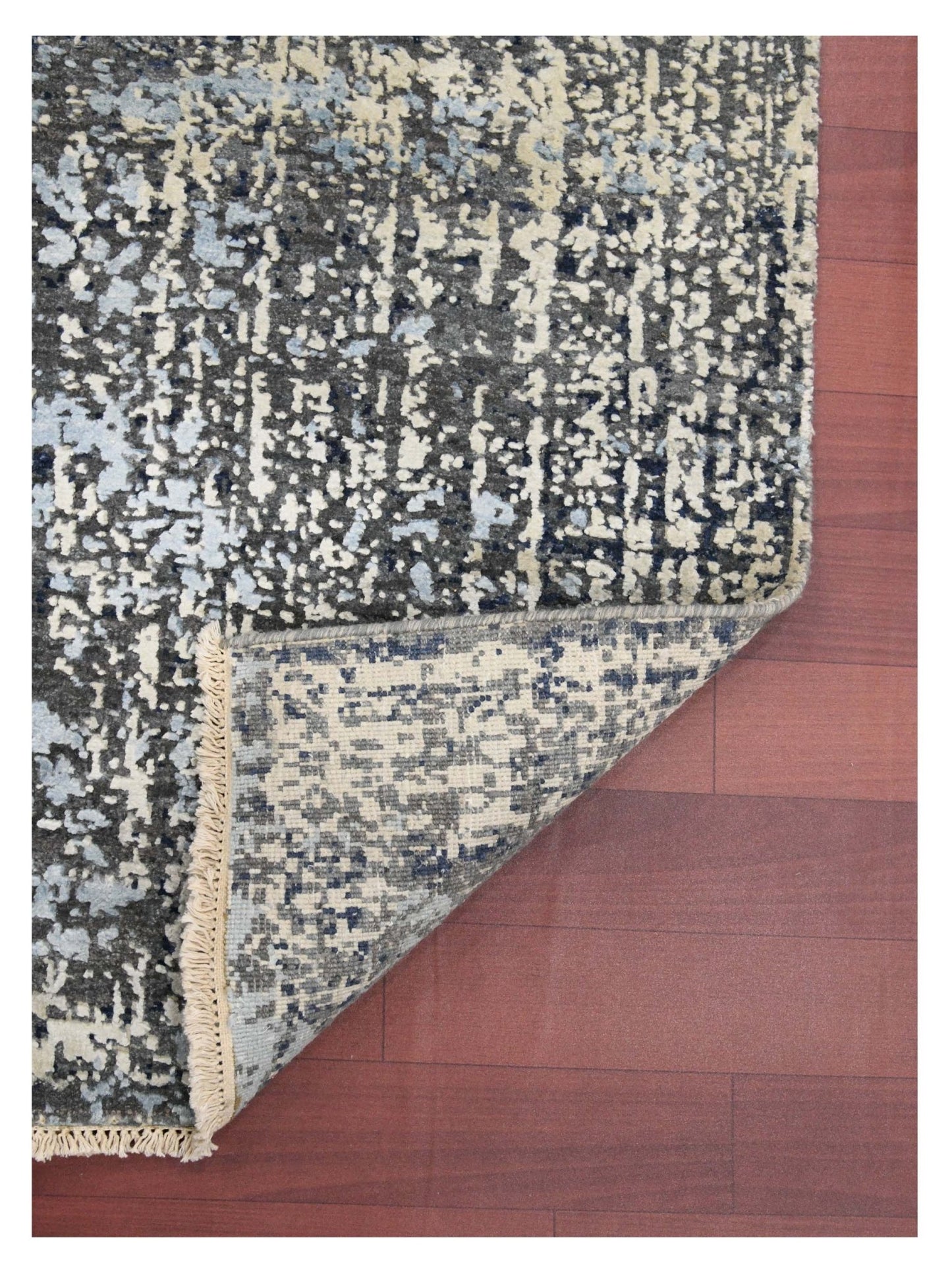 Limited MELBOURNE ME - 252 DARK GRAY Transitional Knotted Rug - Rugs - Limited - Atlanta Designer Rugs