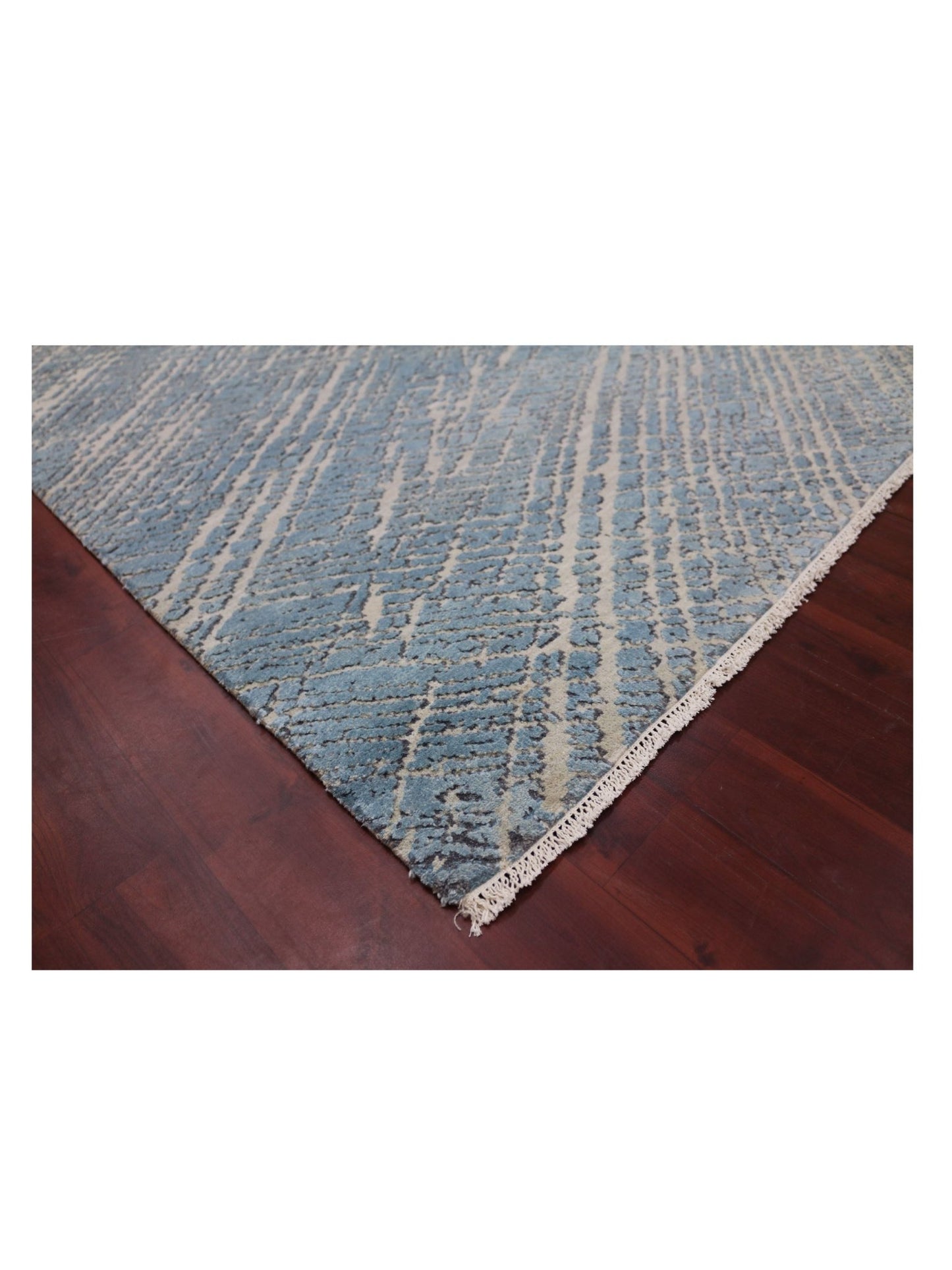 Limited MELBOURNE ME - 260 BLUE Transitional Knotted Rug - Rugs - Limited - Atlanta Designer Rugs