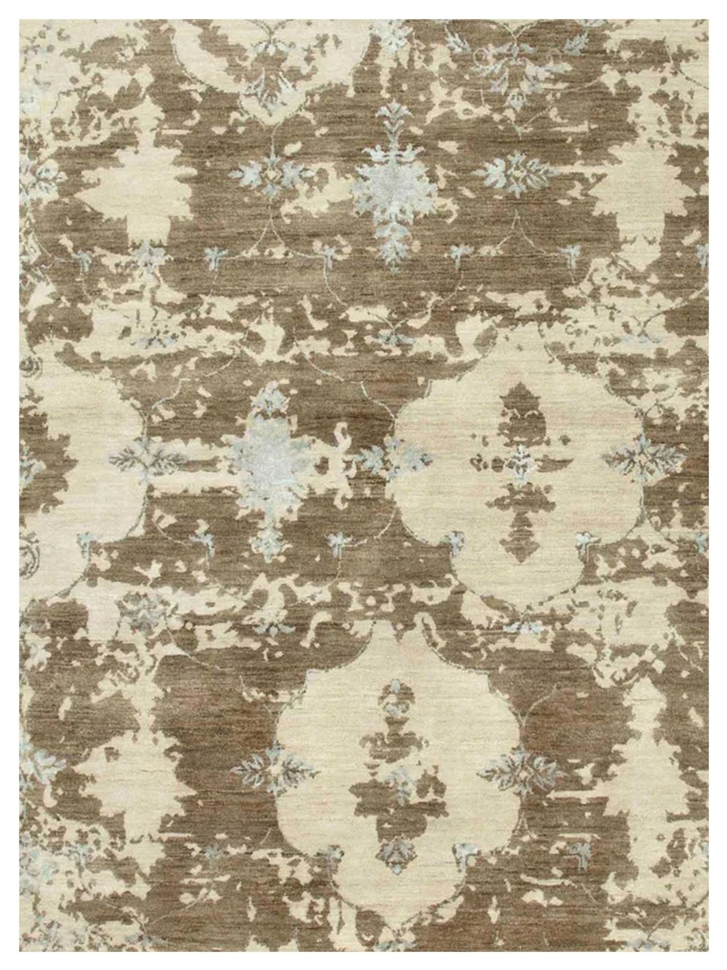 Limited MELBOURNE ME - 259 Tan Transitional Knotted Rug - Rugs - Limited - Atlanta Designer Rugs