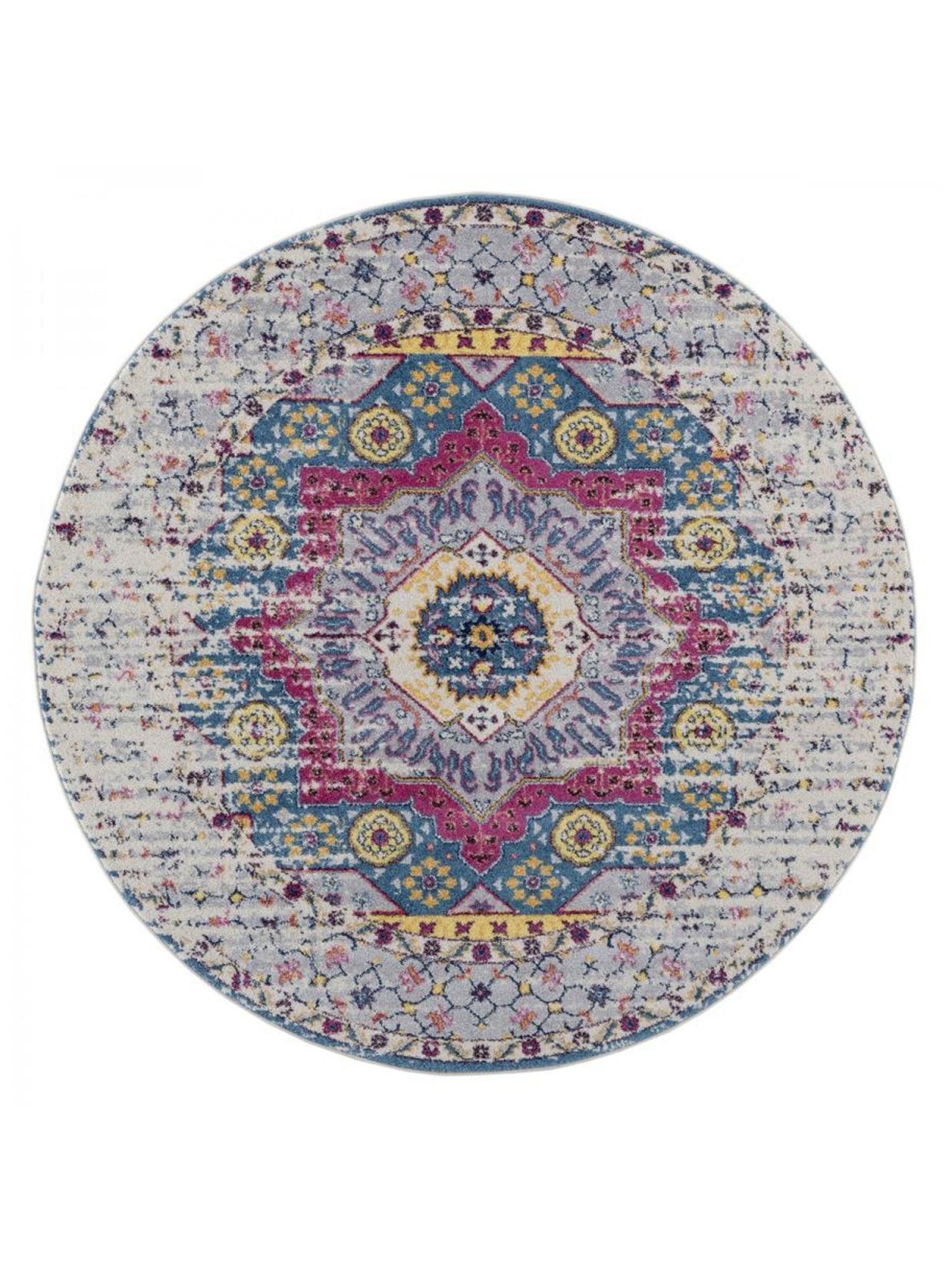 Limited Grace GE - 355 IVORY PINK Traditional Machinemade Rug - Rugs - Limited - Atlanta Designer Rugs