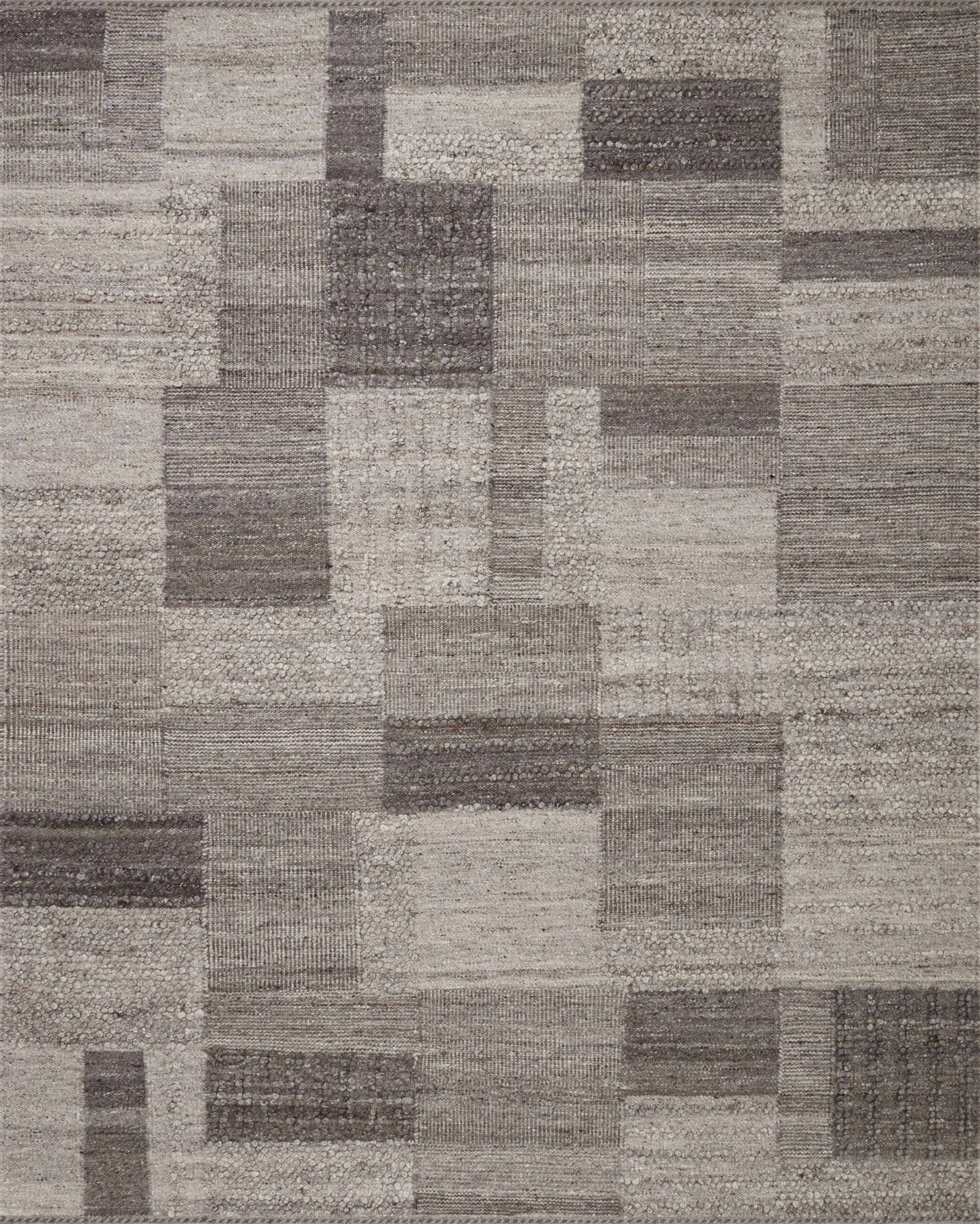 Loloi Manfred MAN-01 Charcoal Dove Contemporary Hand Knotted Rug