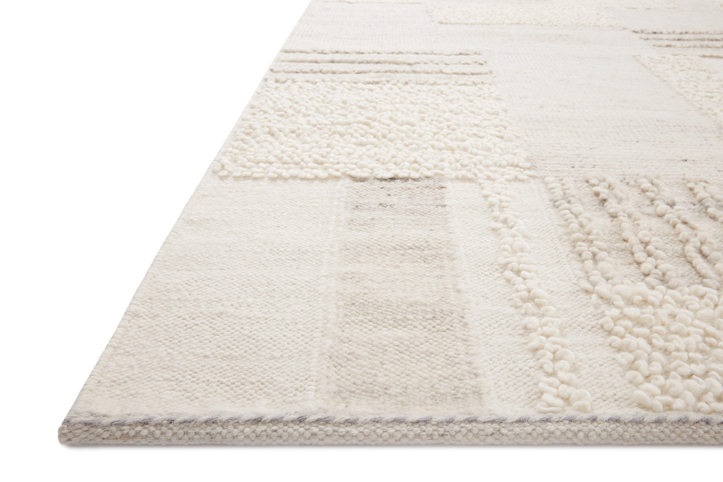 Loloi Manfred MAN-01 Ivory Pebble Contemporary Hand Knotted Rug