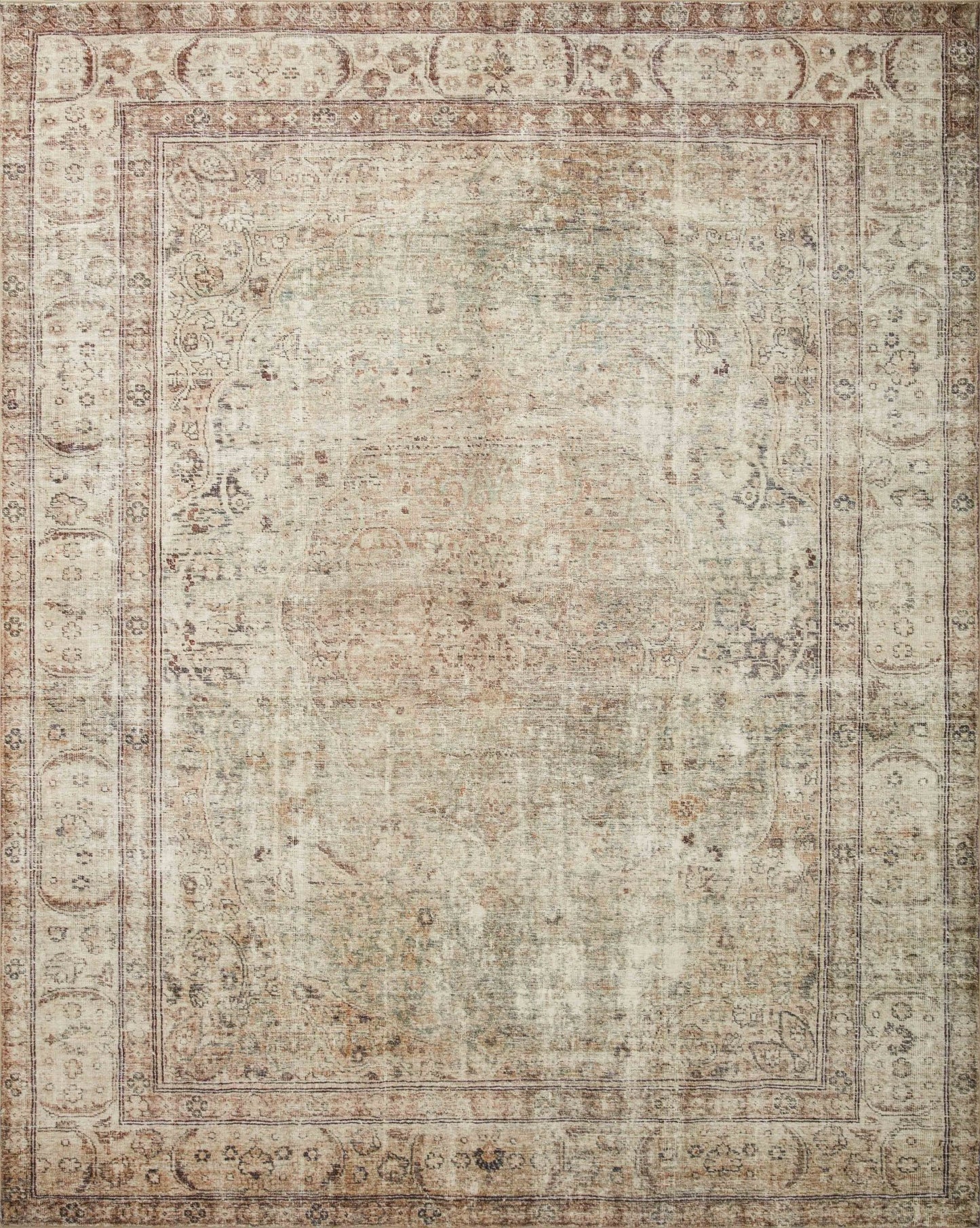 Loloi II Margot MAT - 01 Antique Sage Traditional Power Loomed Rug - Rugs - Loloi II - Atlanta Designer Rugs