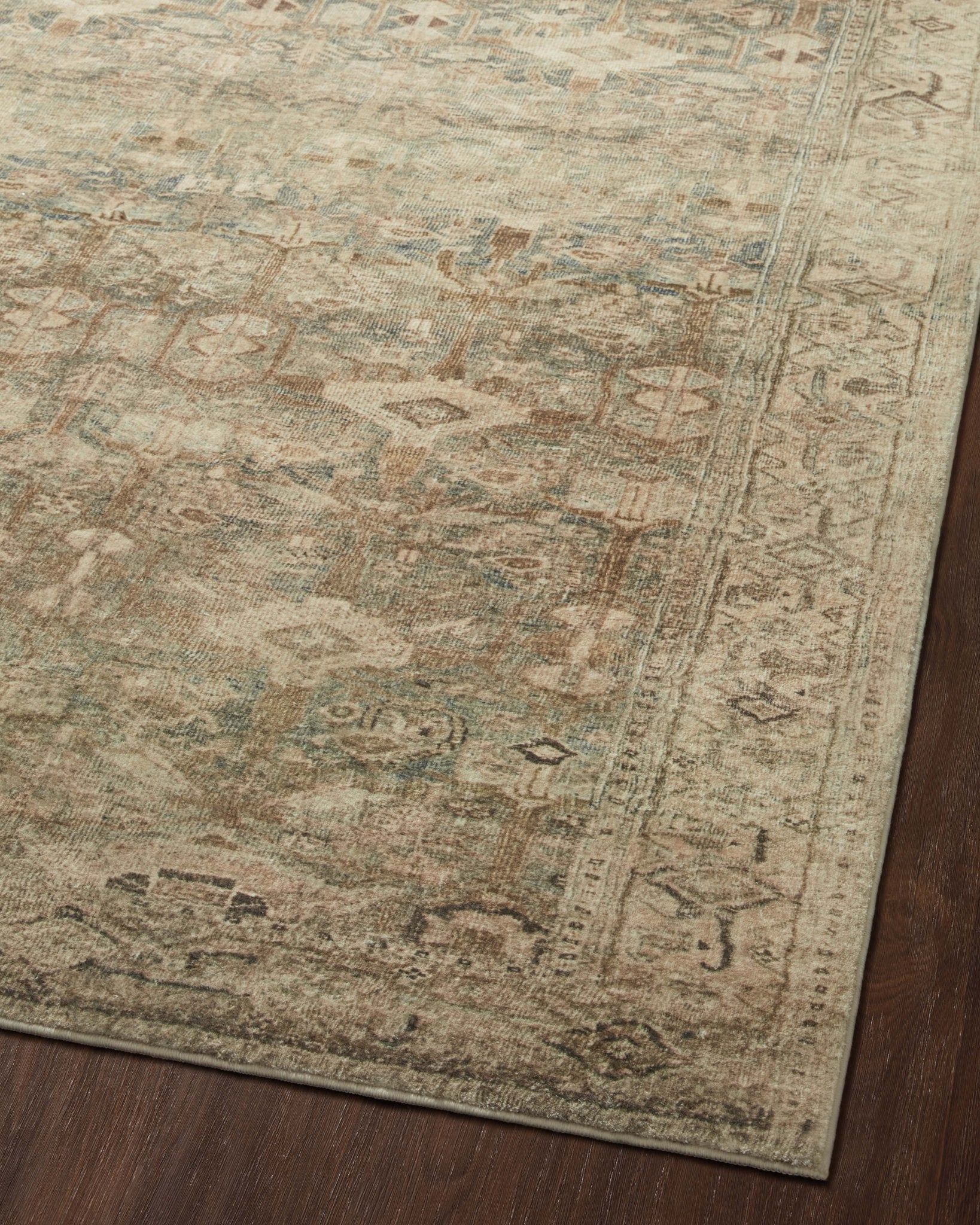 Loloi II Margot MAT - 04 Antique Sage Traditional Power Loomed Rug - Rugs - Loloi II - Atlanta Designer Rugs