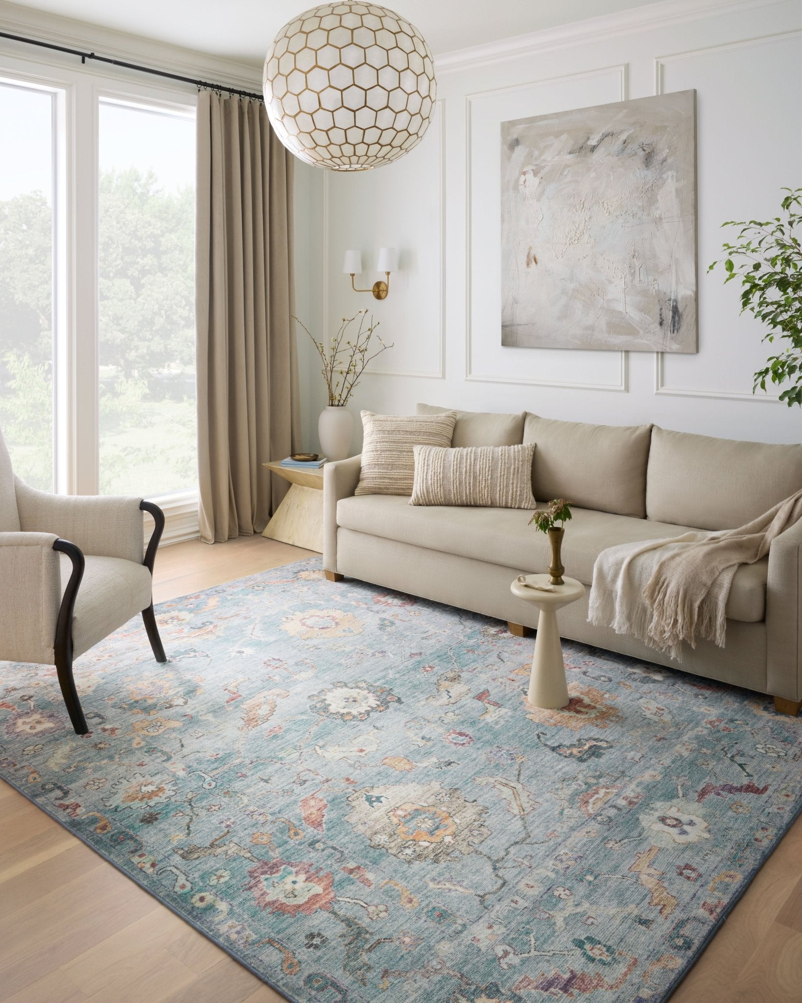 Loloi II Margot MAT - 06 Denim Multi Traditional Power Loomed Rug - Rugs - Loloi II - Atlanta Designer Rugs