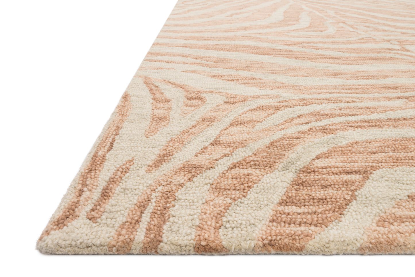 Loloi MASAI MAS-01 Blush Ivory Contemporary Hooked Rug