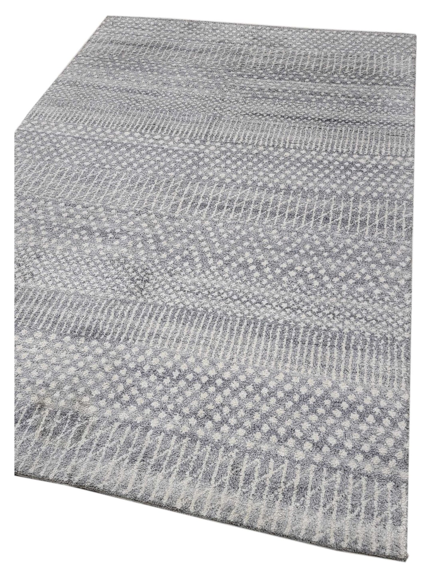 Artisan Maria Silver Ivory Transitional Knotted Rug - Rugs - Artisan - Atlanta Designer Rugs