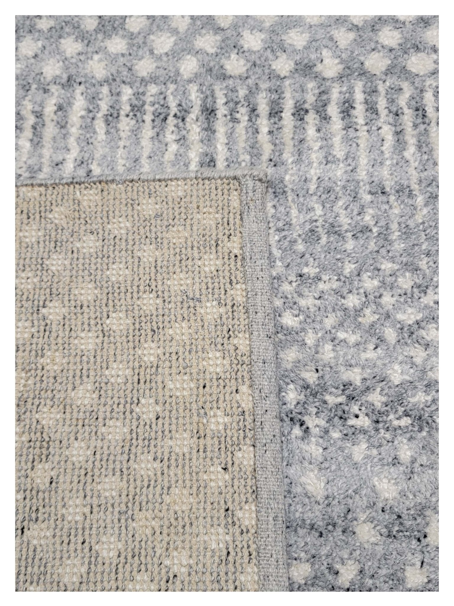 Artisan Maria Silver Ivory Transitional Knotted Rug - Rugs - Artisan - Atlanta Designer Rugs