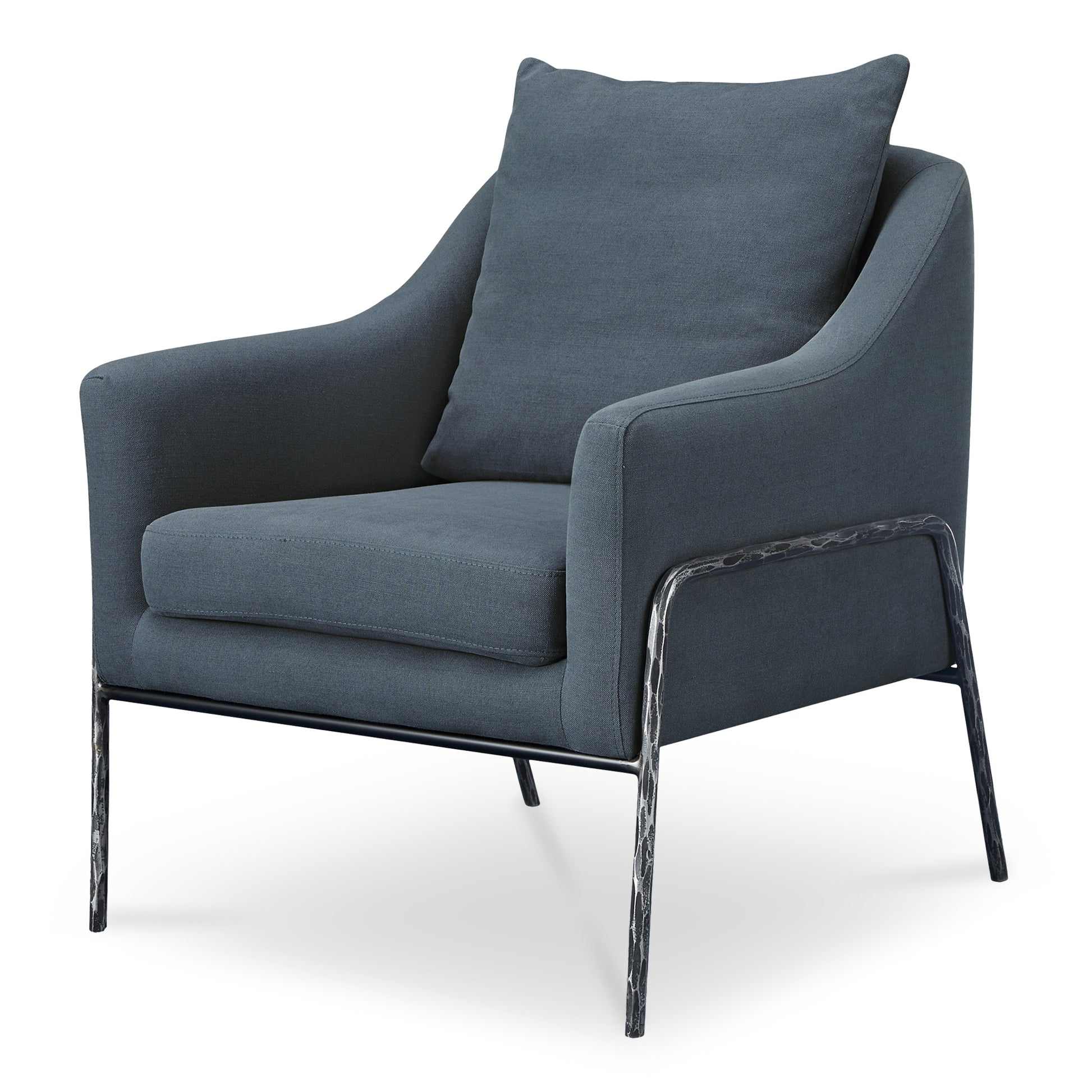 Moes Home Accent Chairs ARCHER Blue Rustic Furniture