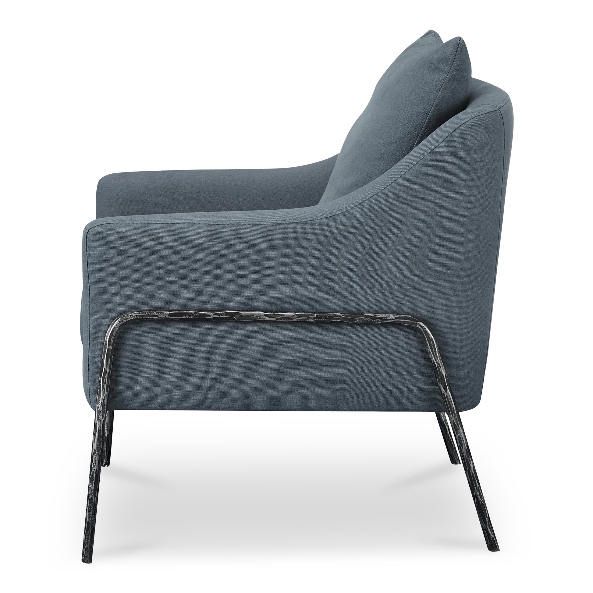 Moes Home Accent Chairs ARCHER Blue Rustic Furniture