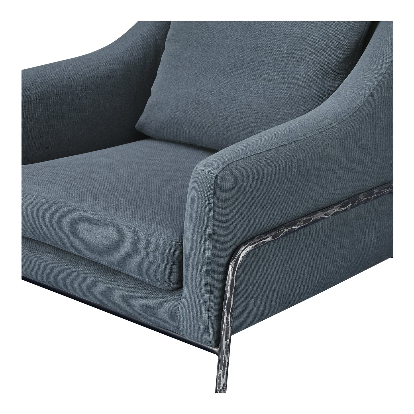 Moes Home Accent Chairs ARCHER Blue Rustic Furniture