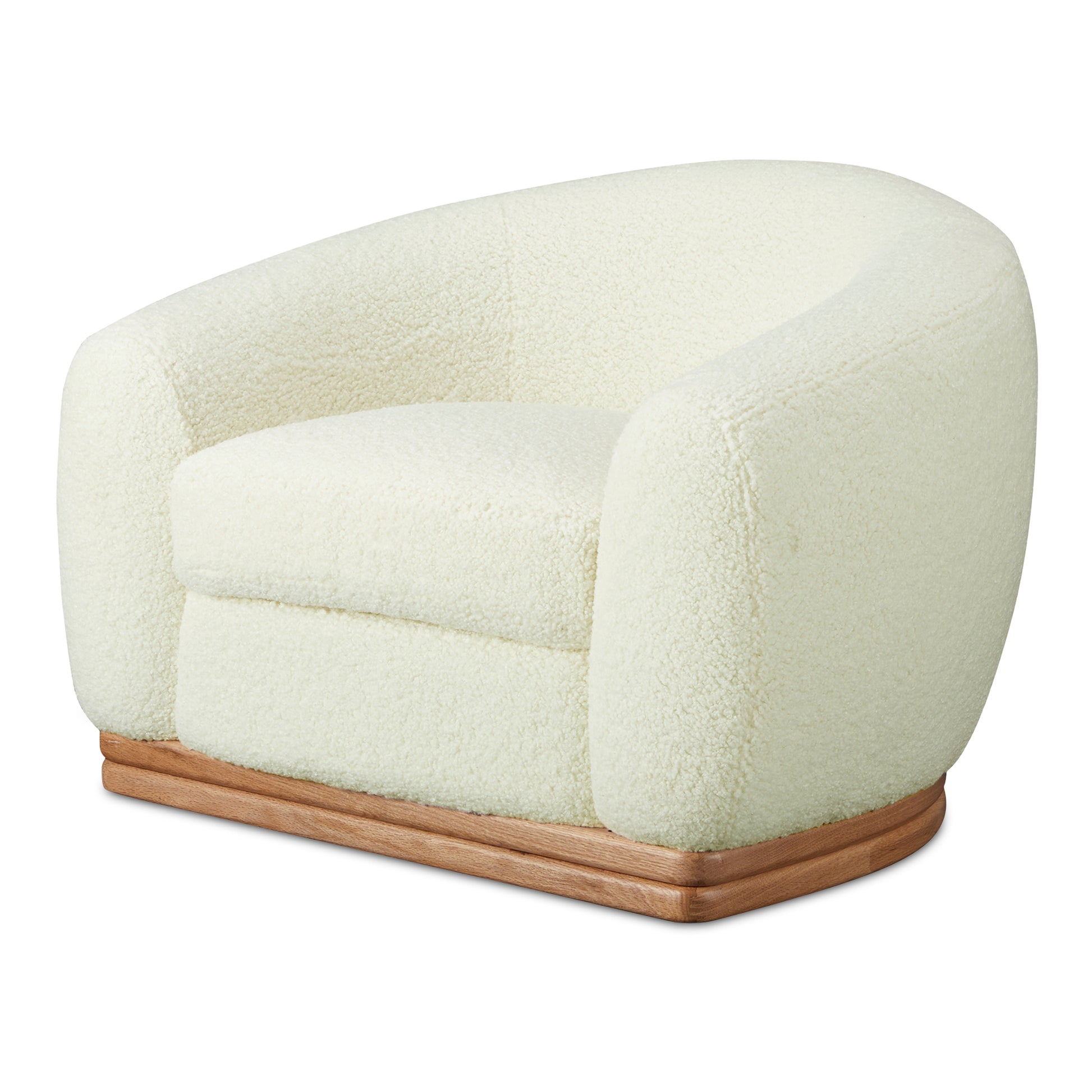 Moes Home Accent Chairs MARLOWE White Contemporary Furniture