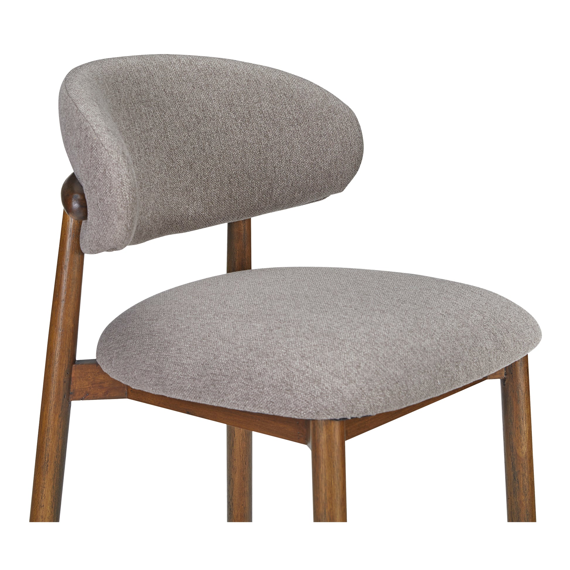 Moes Home Dining Chairs ELLIE Brown Mid-Century Modern Furniture Rug