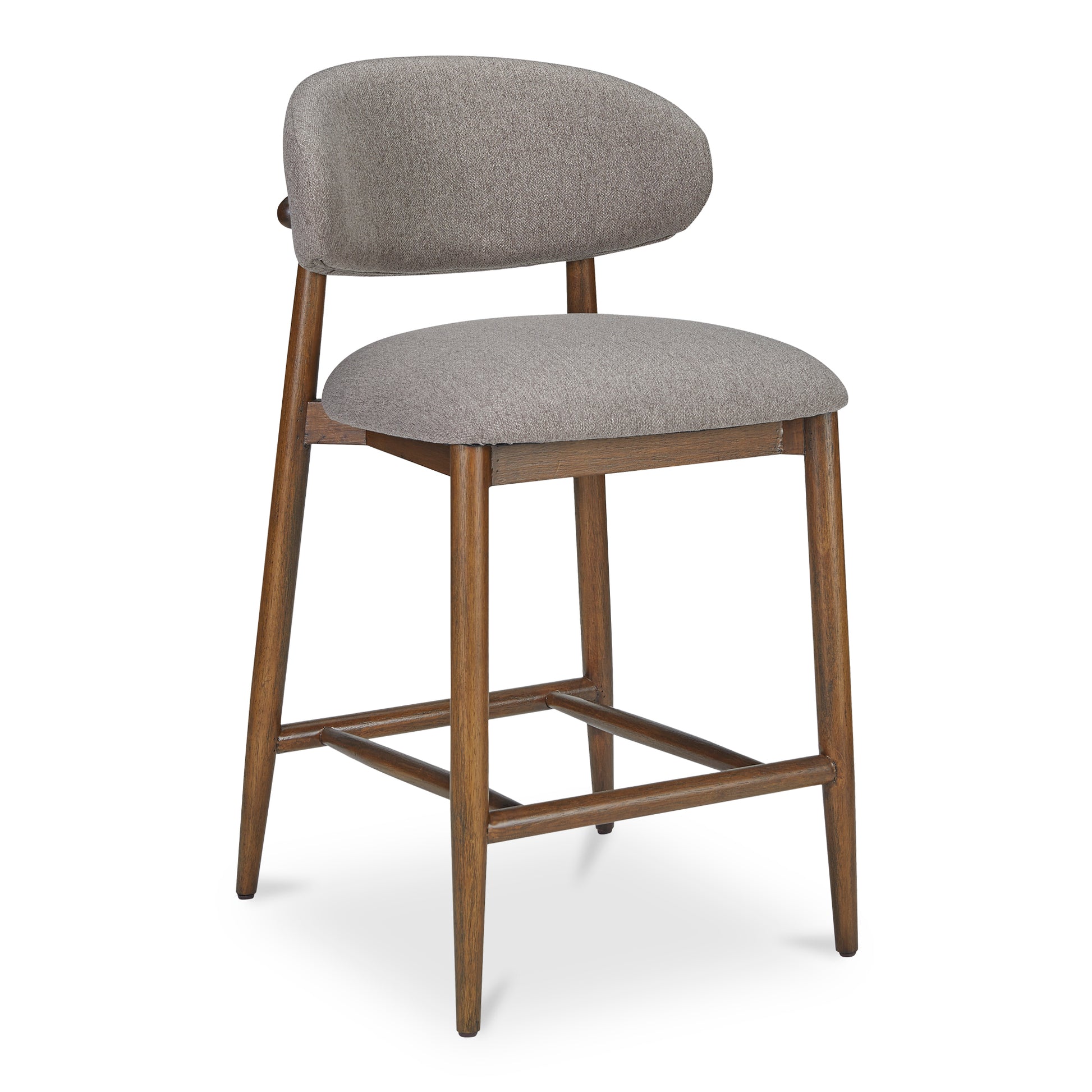 Moes Home Counter Stools ELLIE Brown Mid-Century Modern Furniture Rug