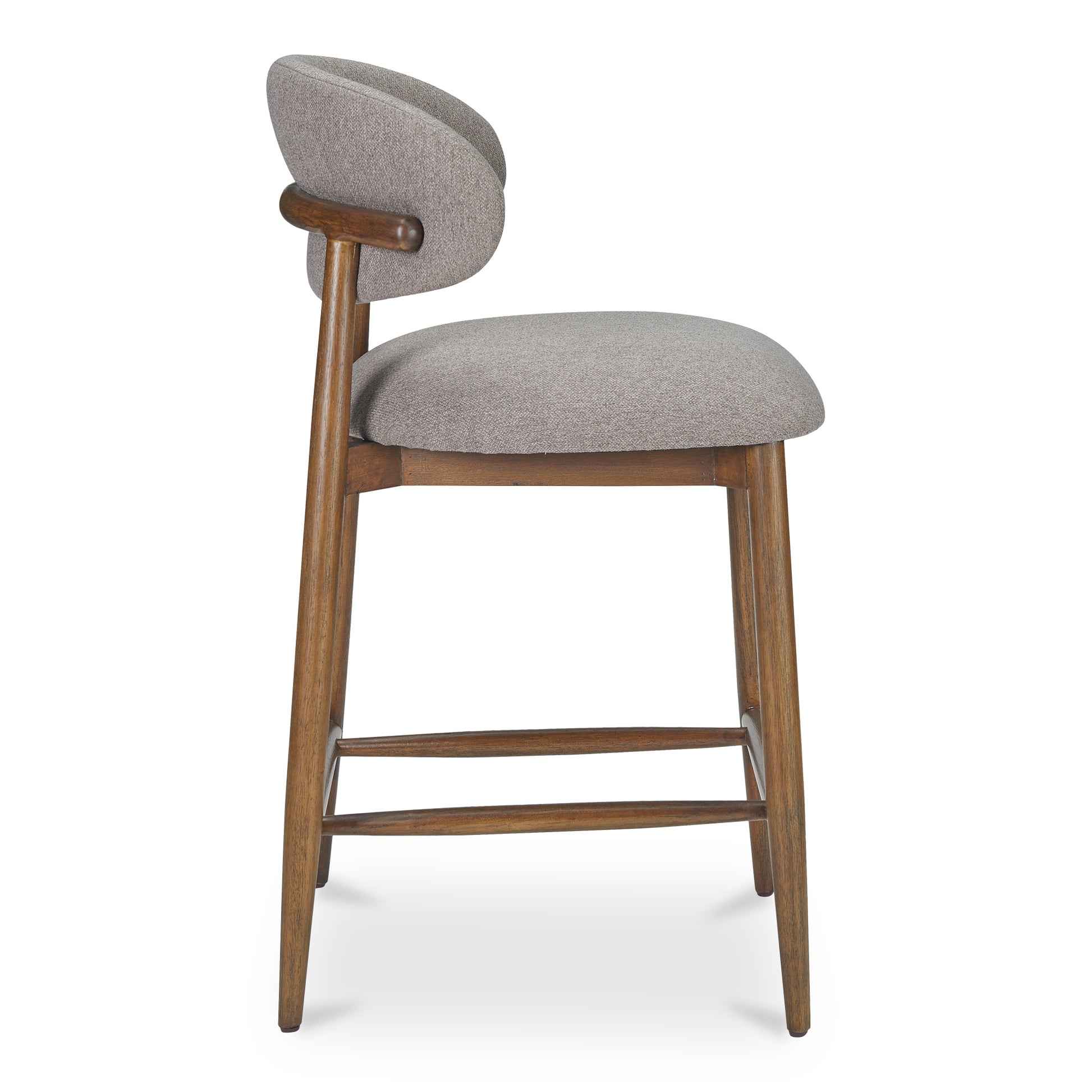 Moes Home Counter Stools ELLIE Brown Mid-Century Modern Furniture Rug