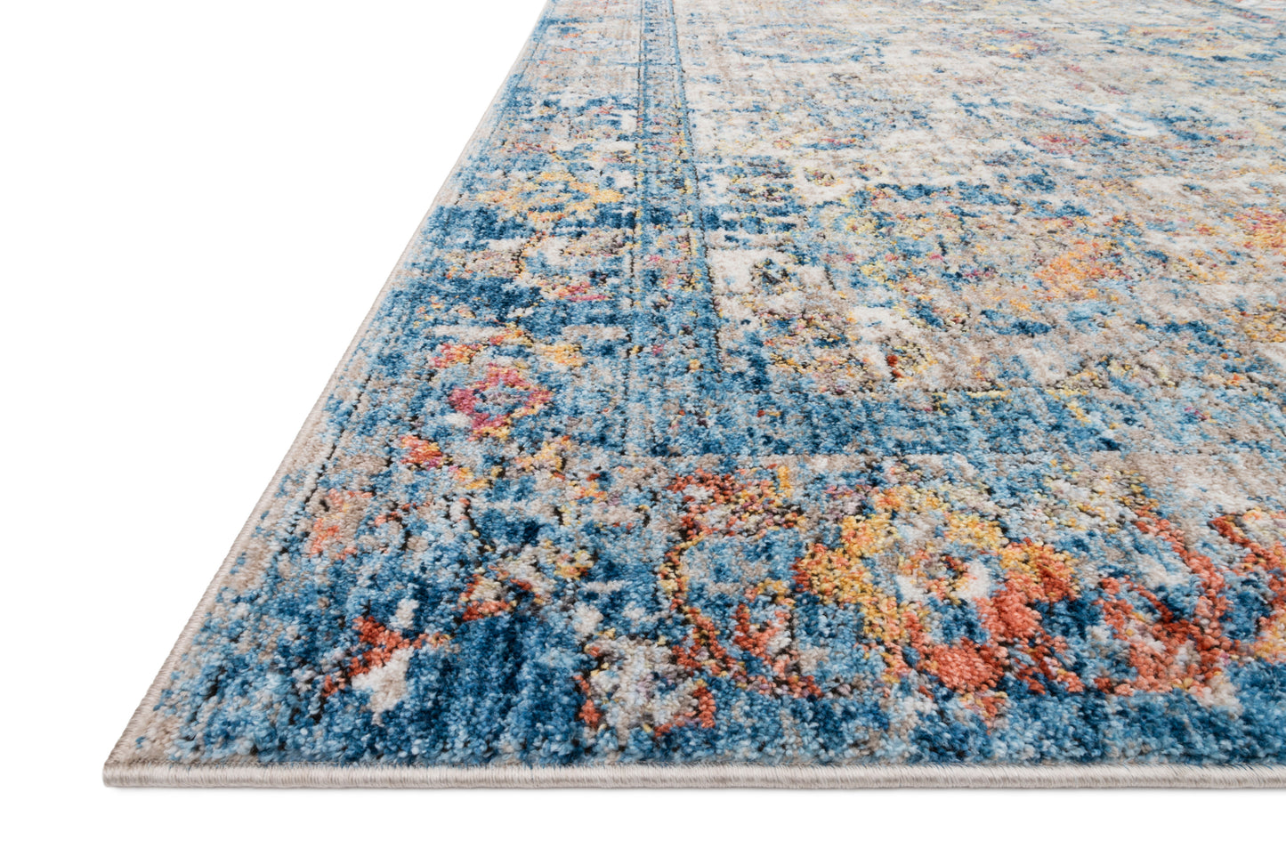 Loloi MEDUSA MED-04 Blue Multi Contemporary Power Loomed Rug