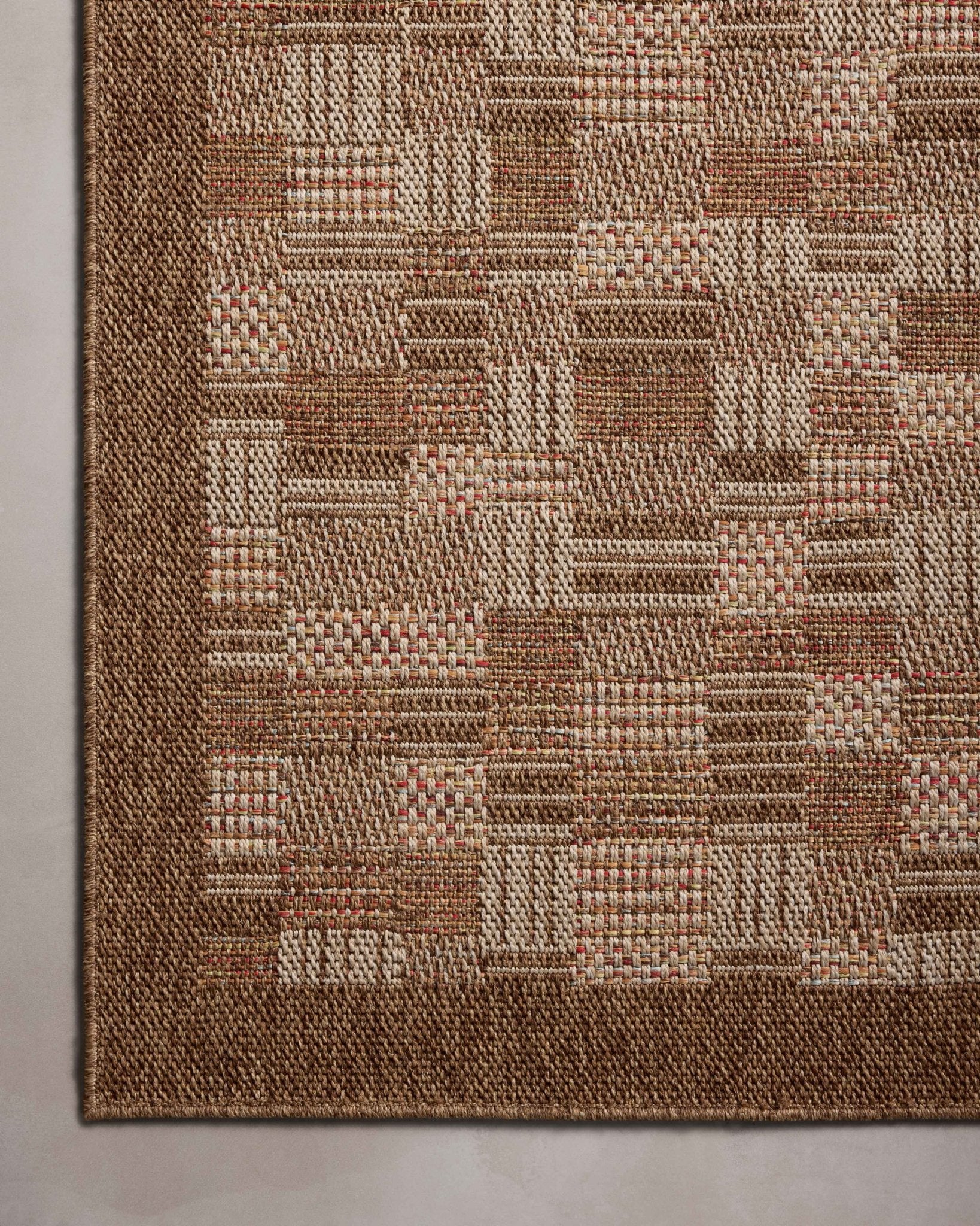 Loloi II Merrick MER - 04 Chestnut Fiesta Indoor/Outdoor Power Loomed Rug - Rugs - Loloi II - Atlanta Designer Rugs