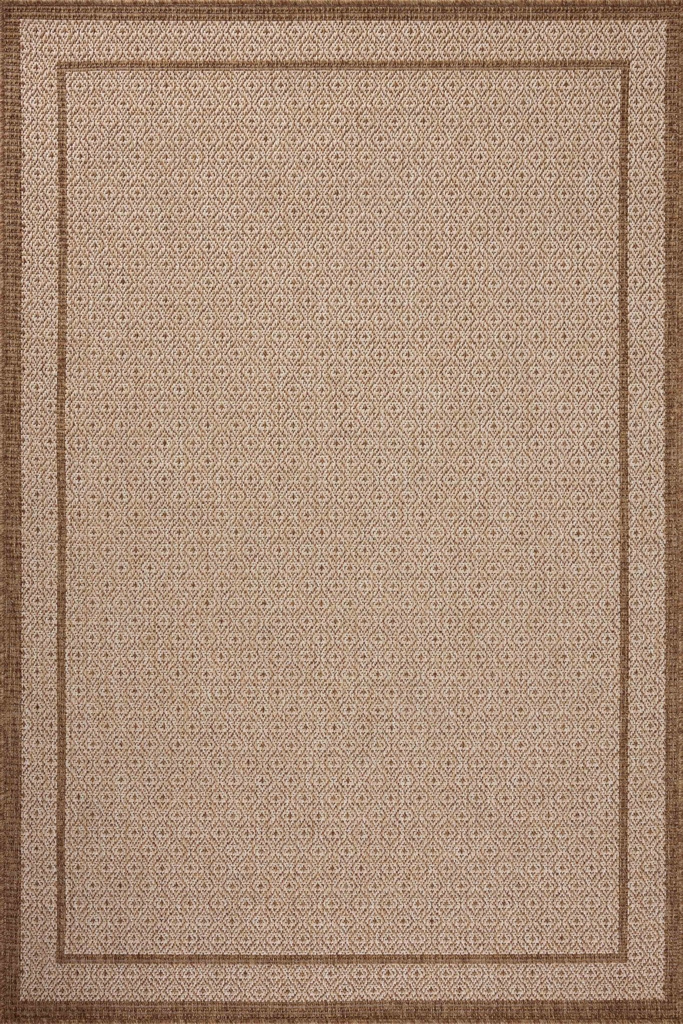 Loloi II Merrick MER - 05 Chestnut Oatmeal Indoor/Outdoor Power Loomed Rug - Rugs - Loloi II - Atlanta Designer Rugs