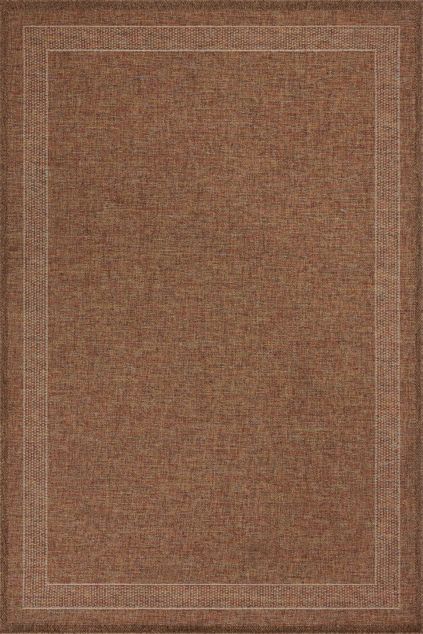 Loloi II Merrick MER - 07 Cinnamon Multi Indoor/Outdoor Power Loomed Rug - Rugs - Loloi II - Atlanta Designer Rugs