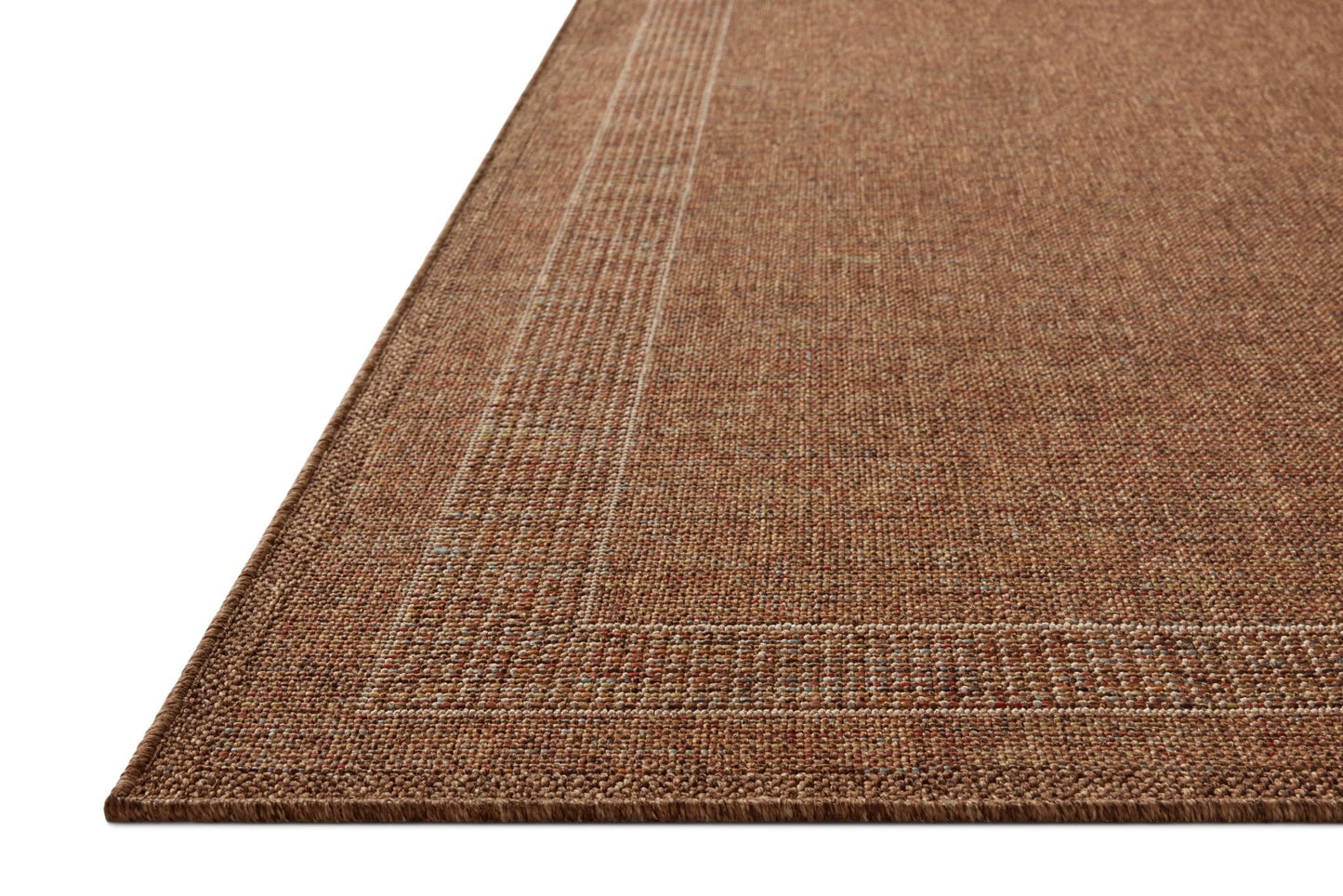 Loloi II Merrick MER - 07 Cinnamon Multi Indoor/Outdoor Power Loomed Rug - Rugs - Loloi II - Atlanta Designer Rugs