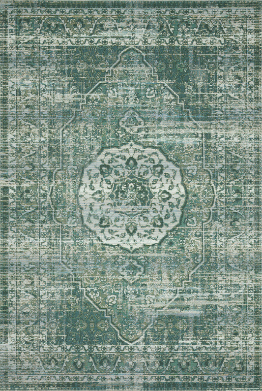 Loloi Mika MIK-06 Green Mist Indoor/Outdoor Power Loomed Rug