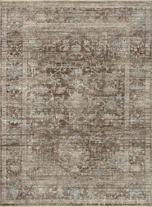 Magnolia Home Millie MIE-03 Charcoal Dove Traditional Power Loomed Rug