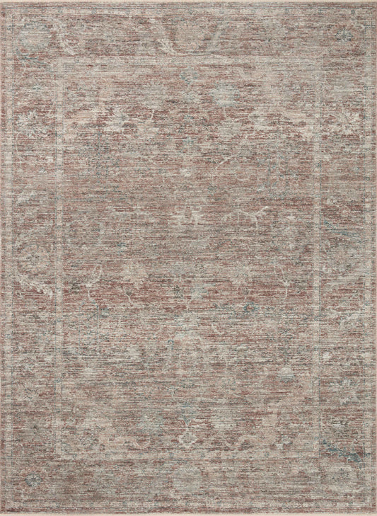 Magnolia Home Millie MIE-04 Brick Fog Traditional Power Loomed Rug